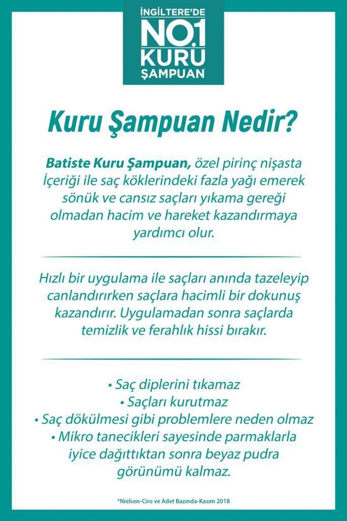 Batiste-Batiste De Frizz Dry Shampoo 200 ml 4