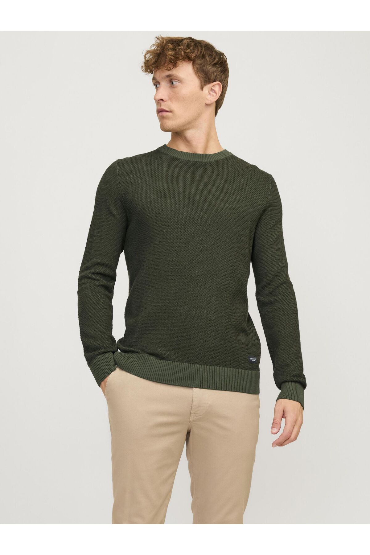 جک اند جونز Rundhals و Strickpullover Rundhals و Einfarbig Strickpullover