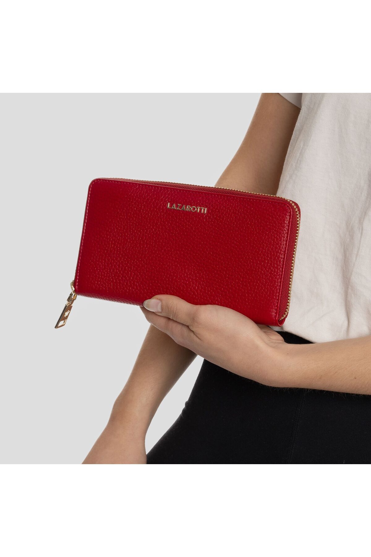 Lazarotti-Bologna Leather Wallet Leather 19 cm 7