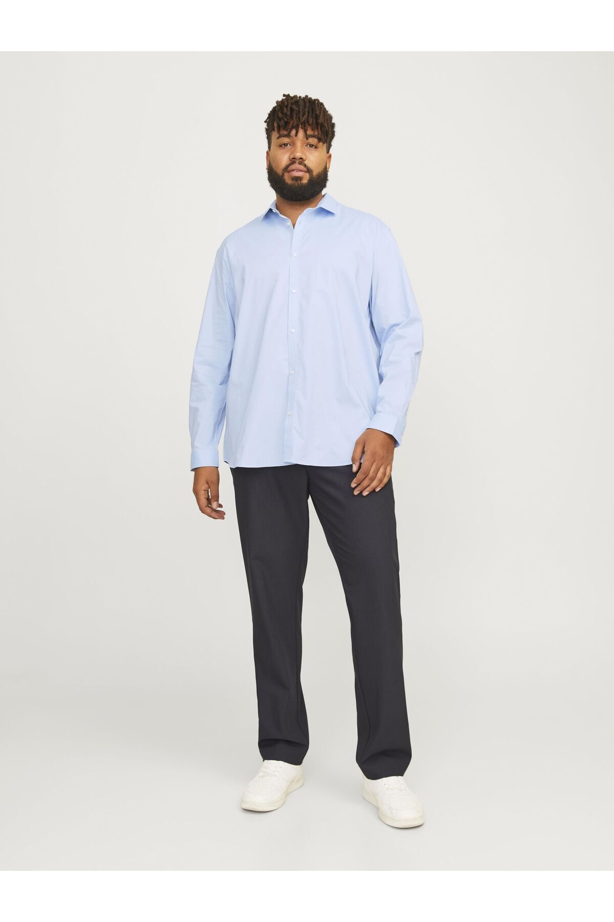 Jack & Jones Plus-Hemd Plus Locker Geschnittenes Hemd 4