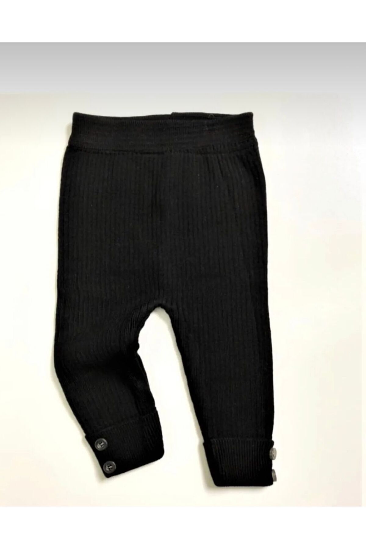 Sparrow Laurel Unisex Düğme Detaylı Fitilli Bebek Triko Tayt,Triko Fitlli Esnek Triko Tayt fotoğrafı 2 (önizleme)