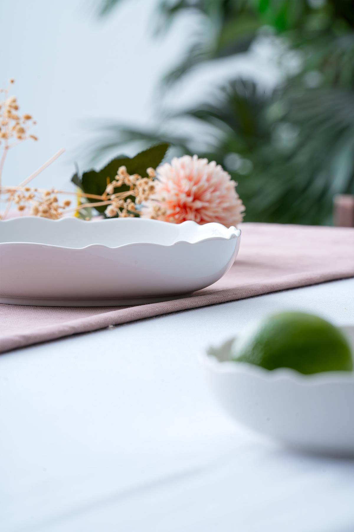 ACAR Nirvana Round Dinner Plate - 18.5 cm- Trendyol