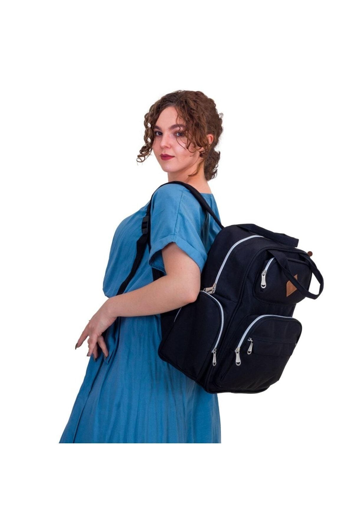 Bagimoo Cepli Anne Bebek Bakım Sırt Çantası Biberon Termoslu Sıvı Geçirmez Bebek Çantası fotoğrafı 2 (önizleme)