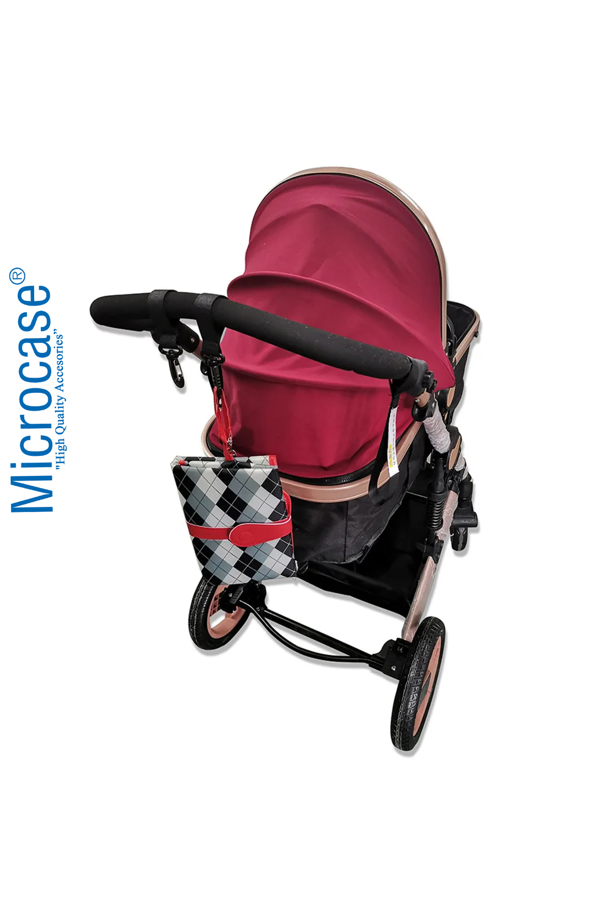 Microcase Bebek Arabası Eşya Poşet Çanta Malzeme Taşıma Askısı 2 Adet- AL4535 fotoğrafı 6 (önizleme)