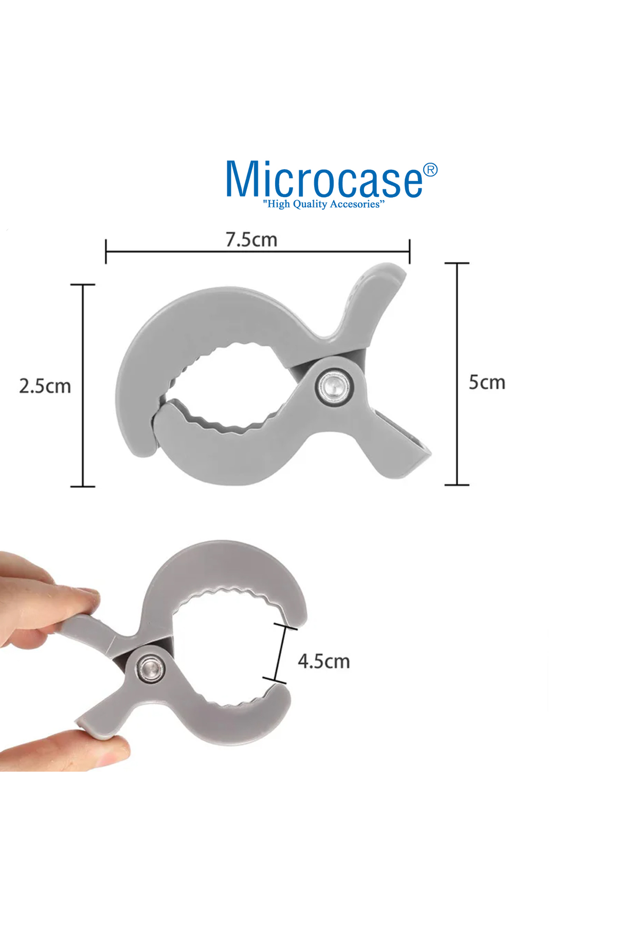 Microcase Bebek Arabası Battaniye Havlu Puset Tutucu Çok Amaçlı Kıskaçlı Mandal -AL4537 4 adet fotoğrafı 7 (önizleme)