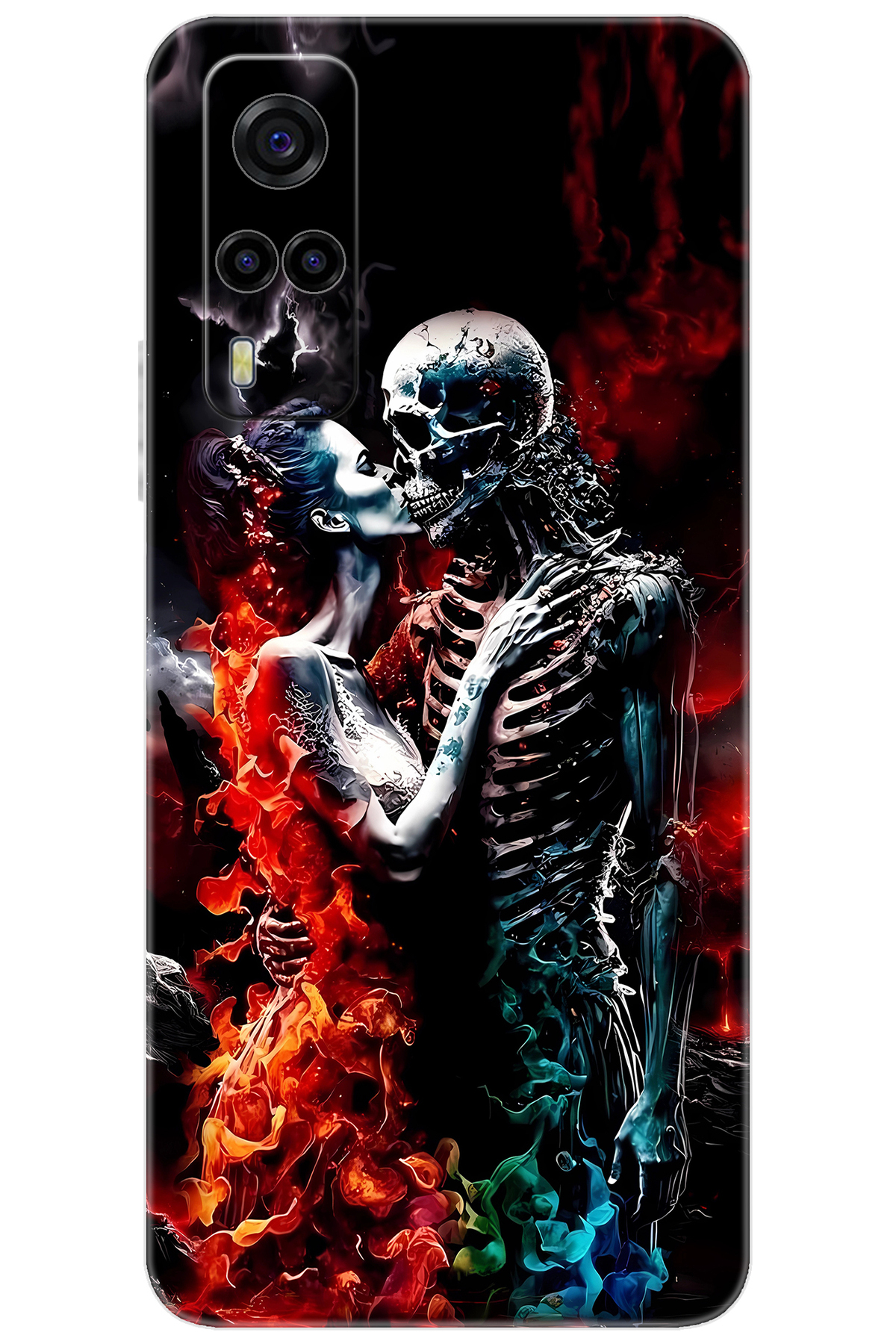 Y53S (V2058) Compatible Sheath Pattern Printed Silicone Skeleton Lovers NGO:666 CP-x8BAUpI