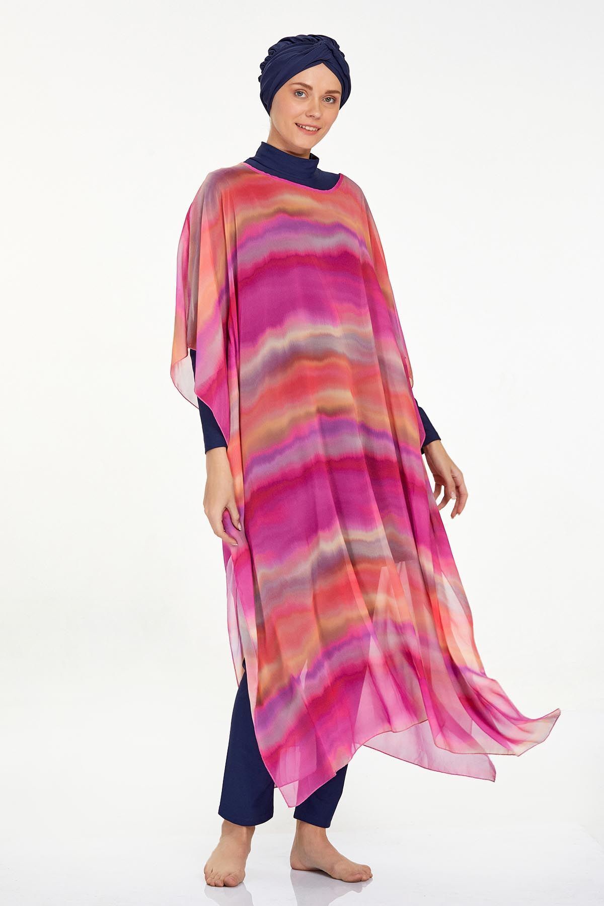 Remsa Mayo-Fuchsia Single Pareo Kaftan - Swimsuit, Model 6100 3