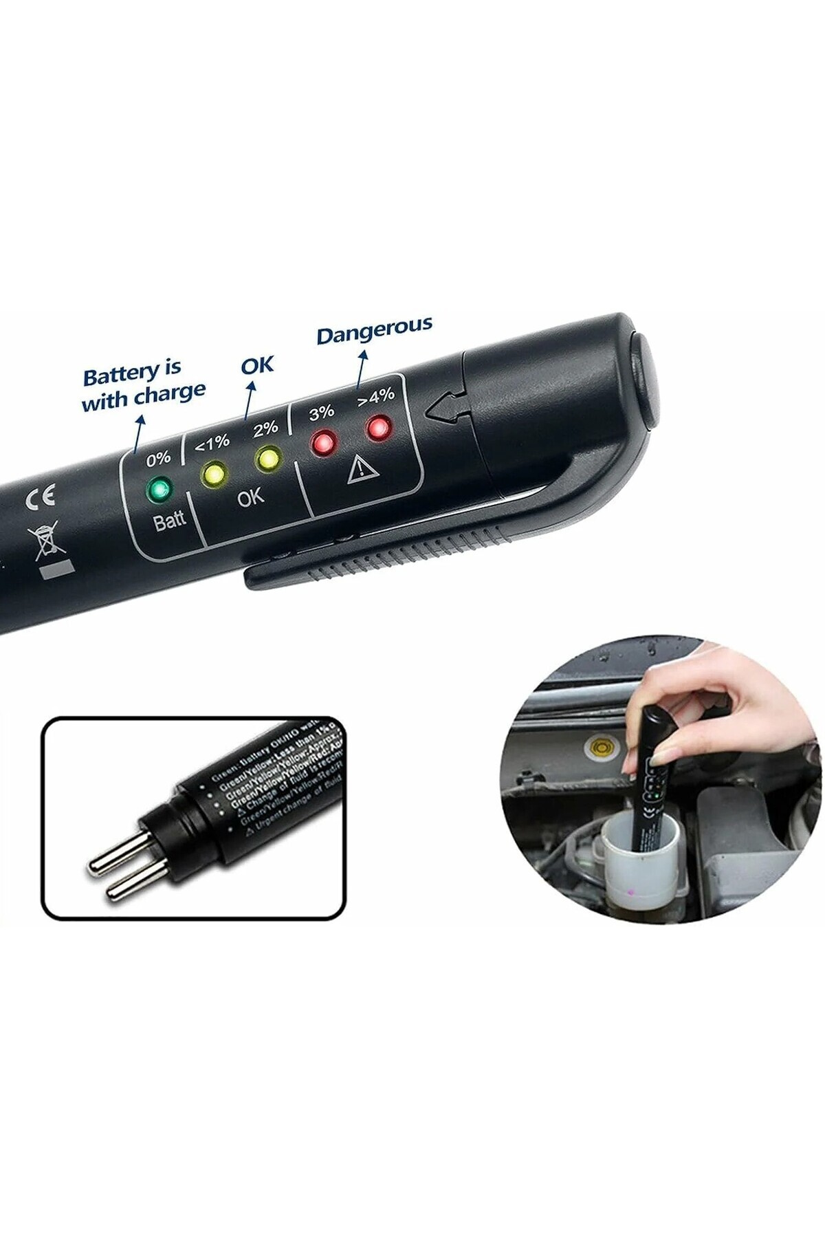 Nt Tools Fren Hidrolik Yağı Kalite Ölçüm Cihazı Led Göstergeli Test Kalemi