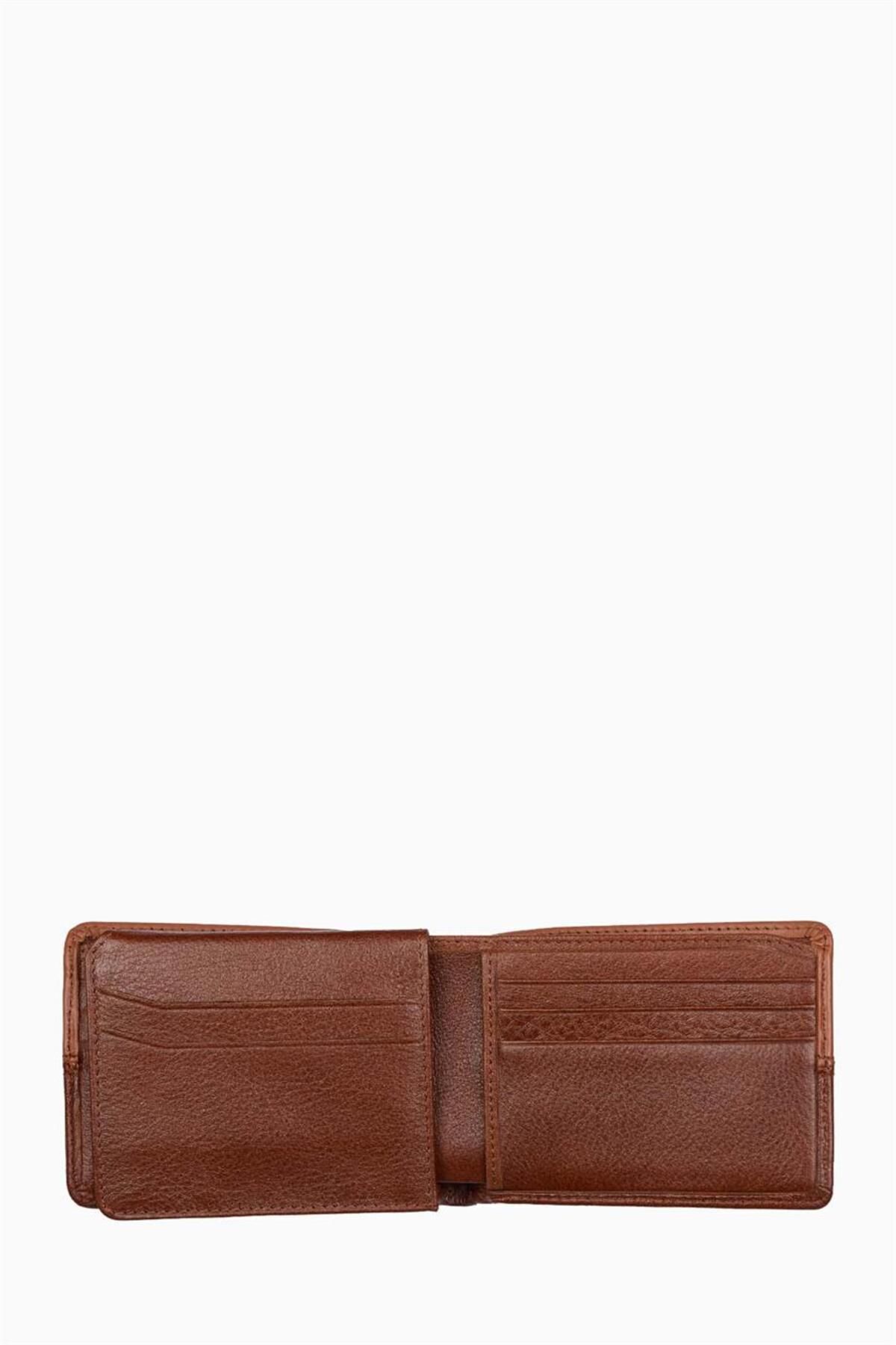 کیف پول مردانه چرمی و کارت مقدس 315 تابا DAMY