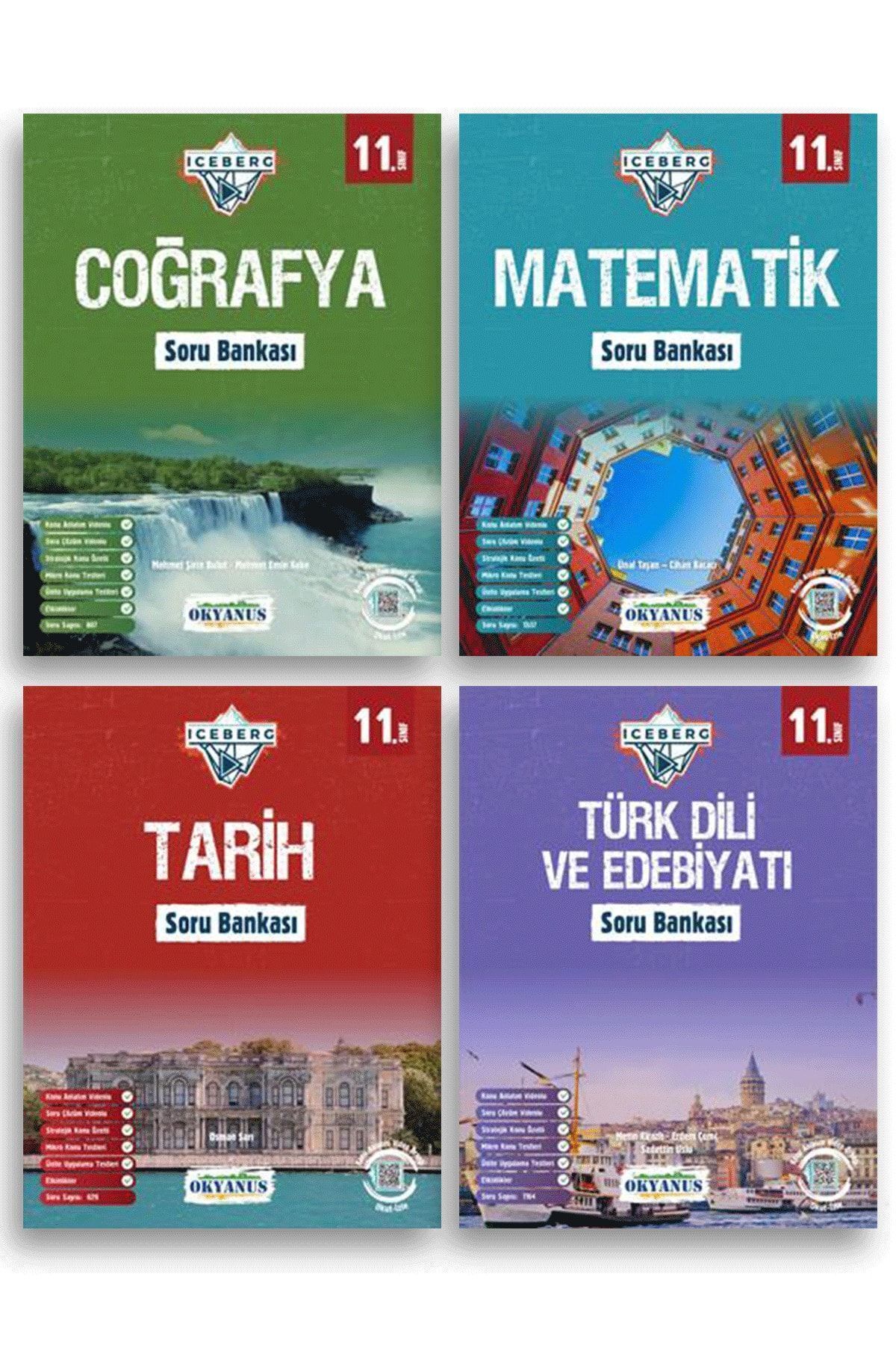 11.sınıf Iceberg Matematik Edebiyat Coğrafya Tarih Soru Bankası - 4 Kitap