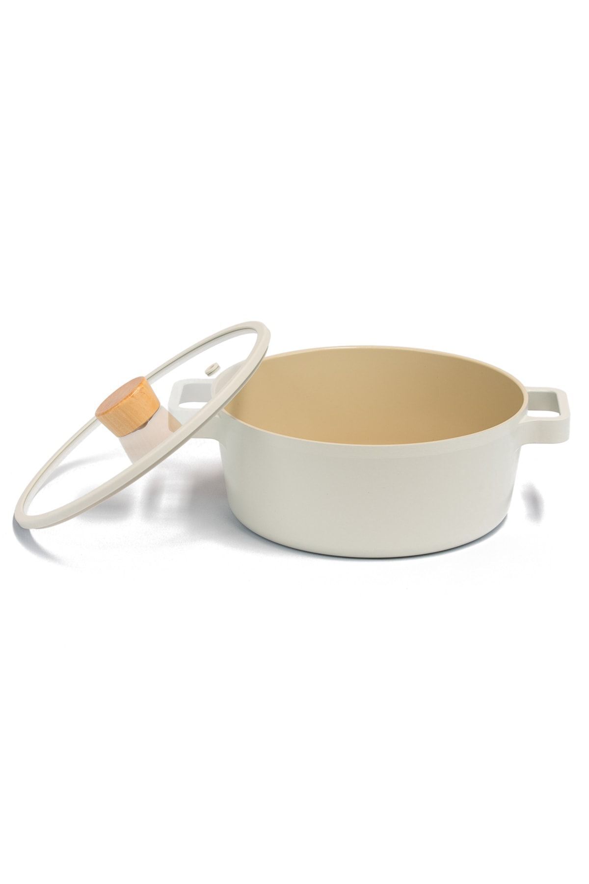 NEOFLAM-Fika 7 Piece Aluminum Casting Pot and Pan Set with Lid 18t22t24t26 2