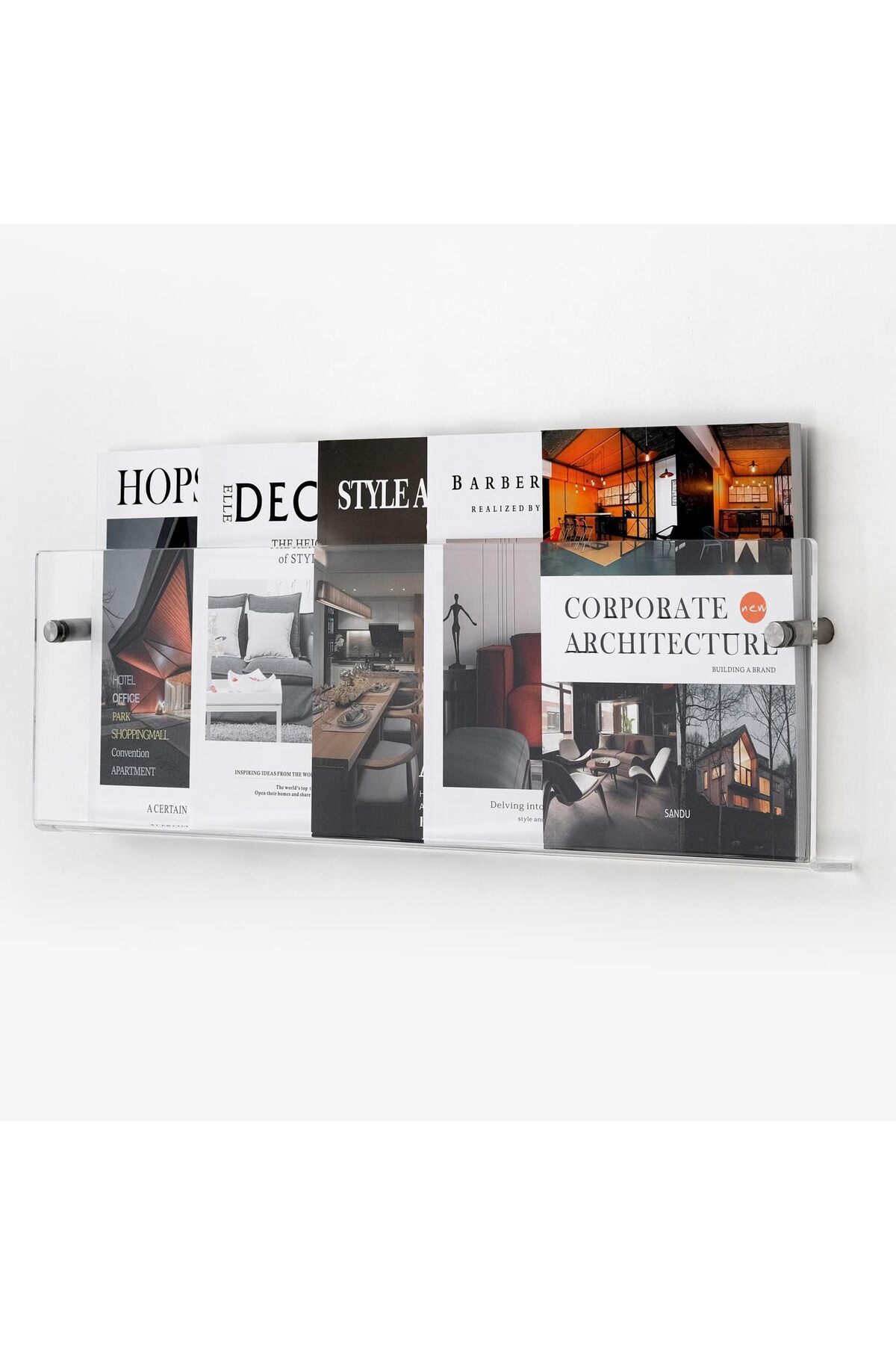 Decorative Book Shelf (Transparent 50cm)