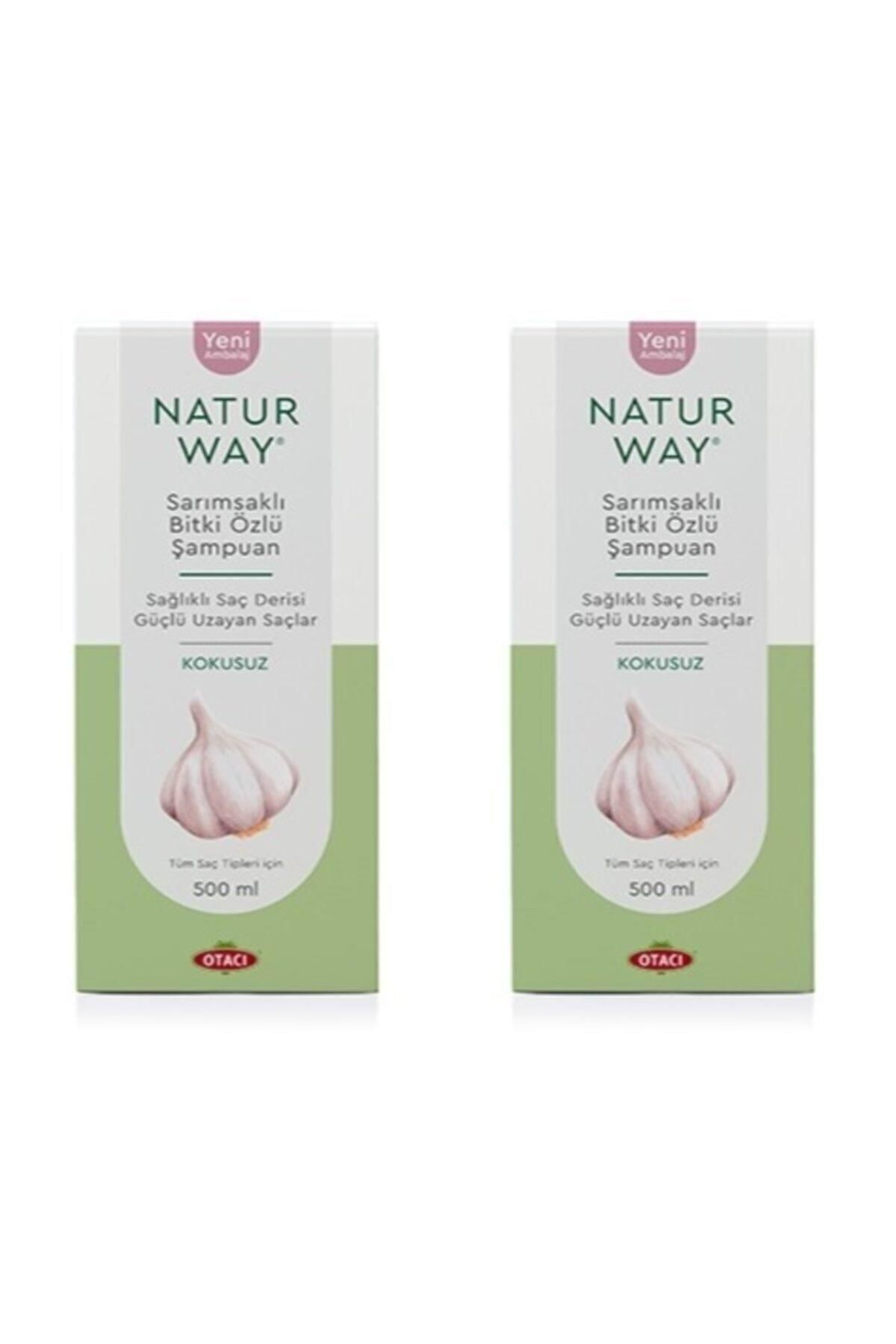 Naturway Sarımsaklı Bitki Özlü Şampuan 500 ml X 2 Adet
