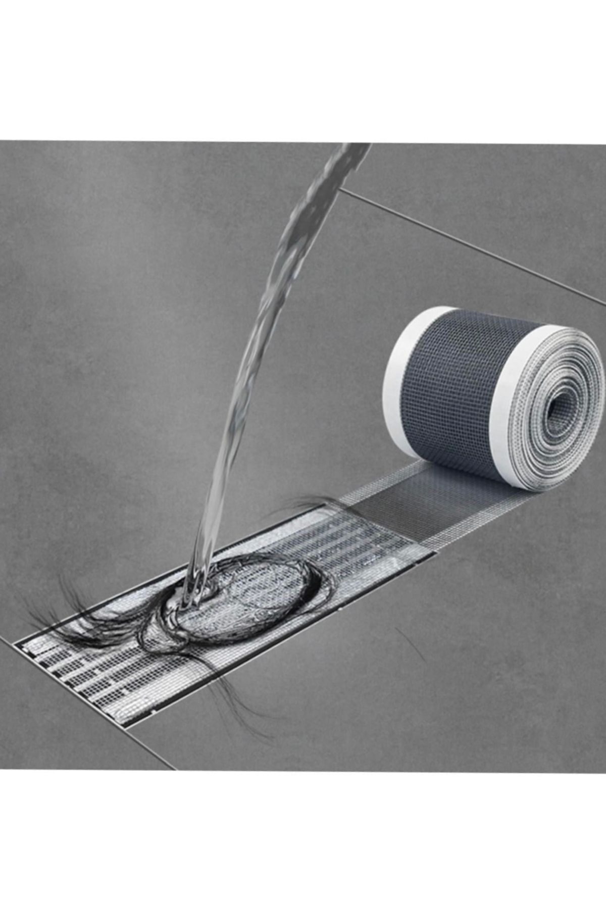 Mi-ÇA HOME Çok Amaçlı Gider Süzgeci ve Sineklik Tamir Kiti 12 cm * 4 metre