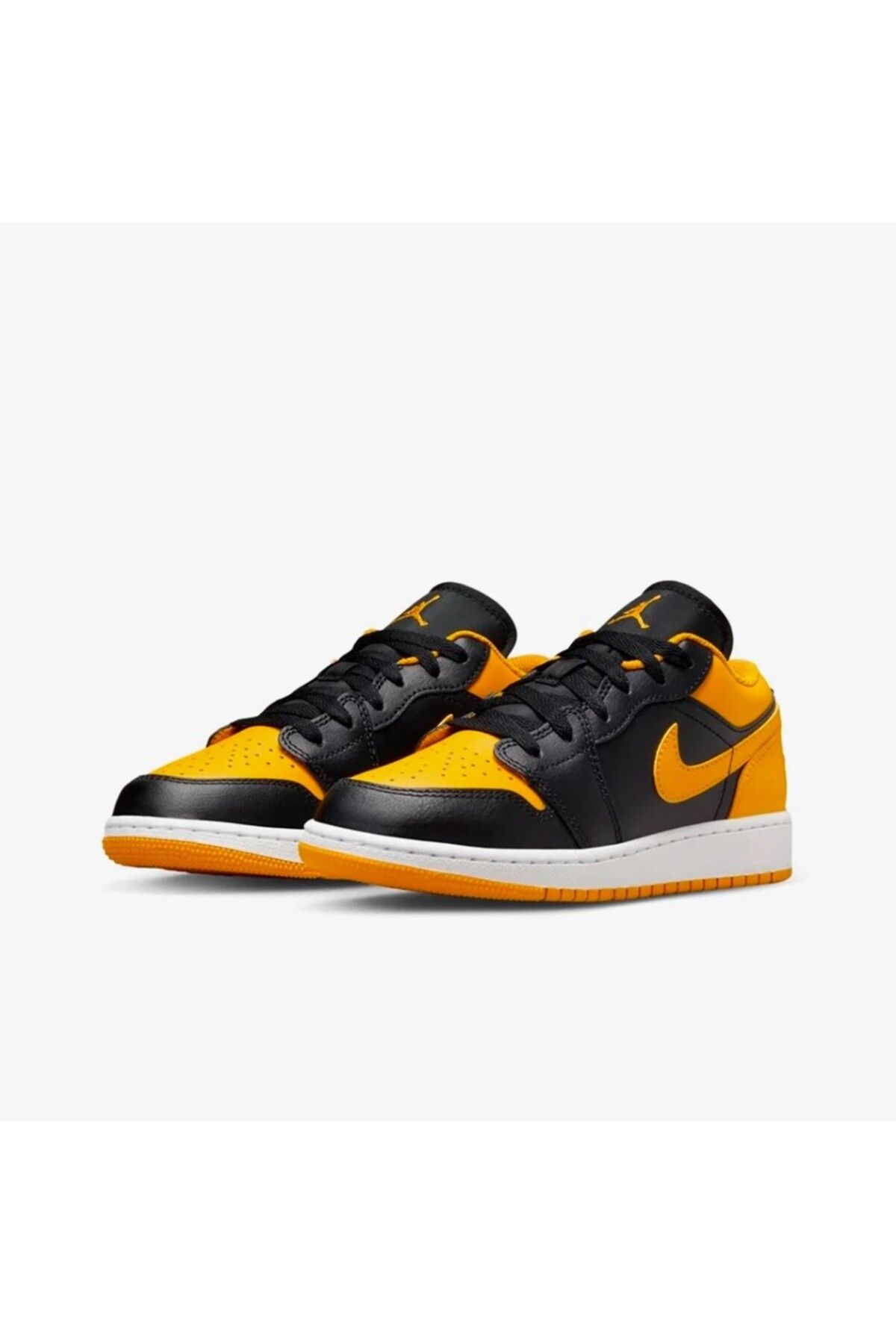 Nike Air Jordan 1 Low yellow Ochre Leather Casual Sneakers Trendyol