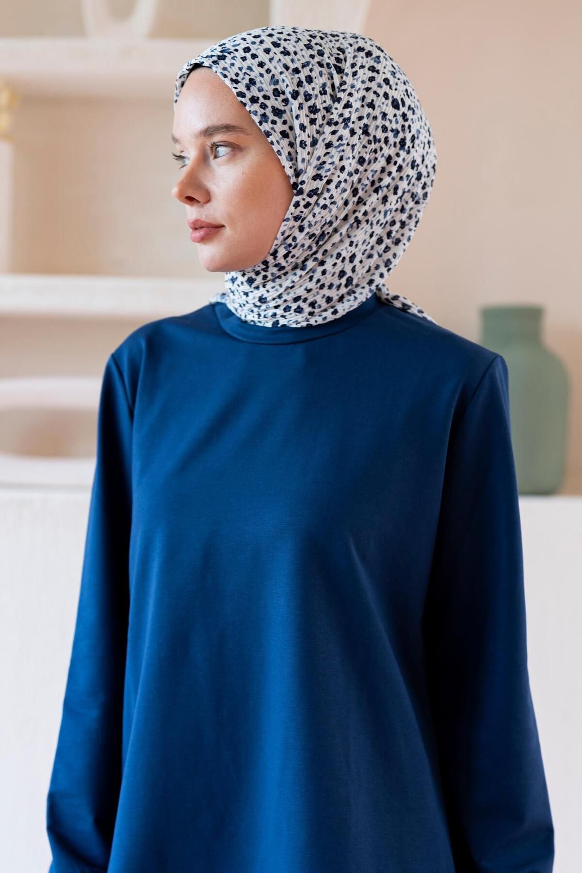 JAWEL-Women's Ironing Pebble Pattern Wrap Shawl 190*80 Cm 4