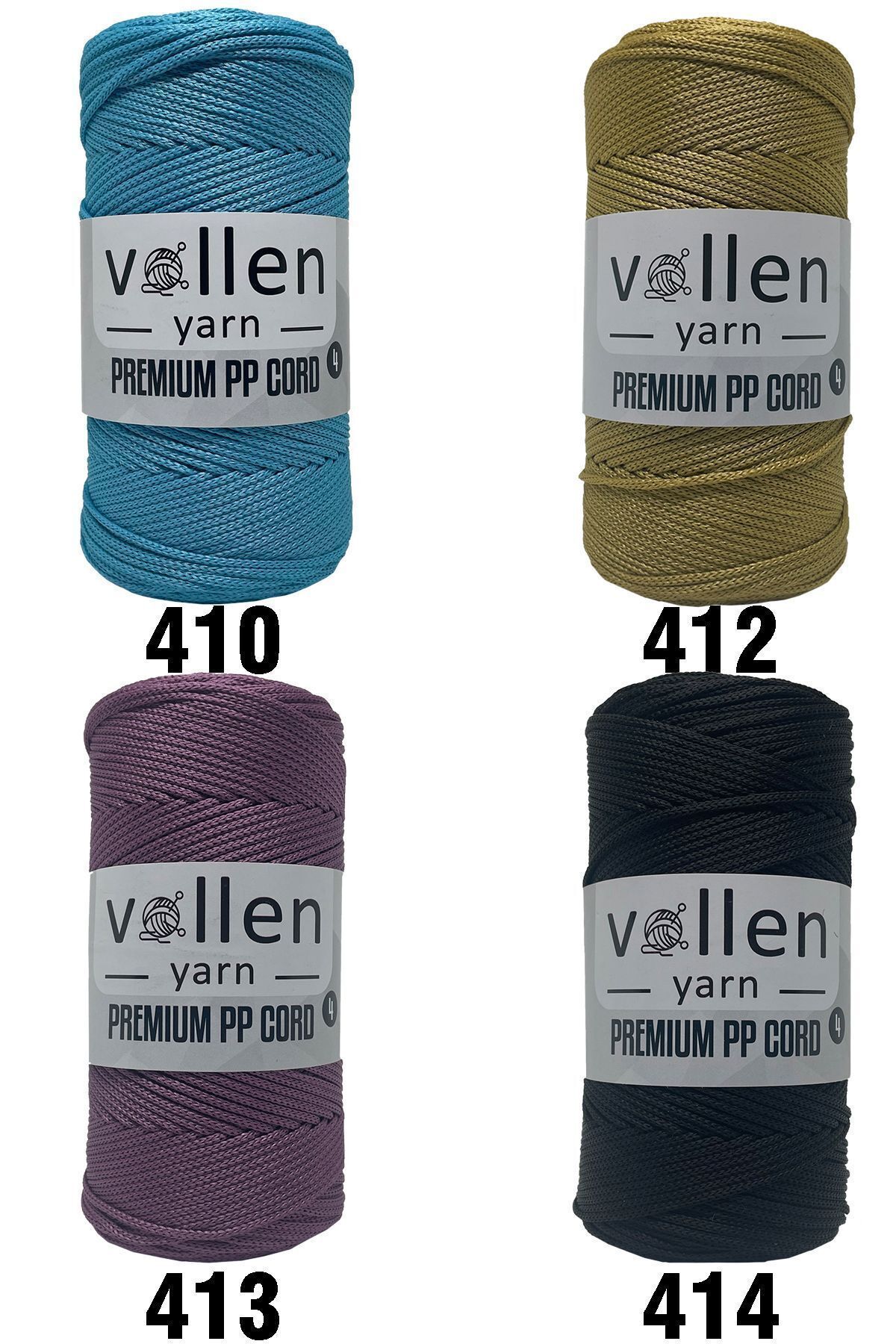vollen yarn-400 Gr Polyester Macrame Thread, 2mm Set of 2, Macrame Thread, Supla Thread, Bag Thread, 460 Meters 4
