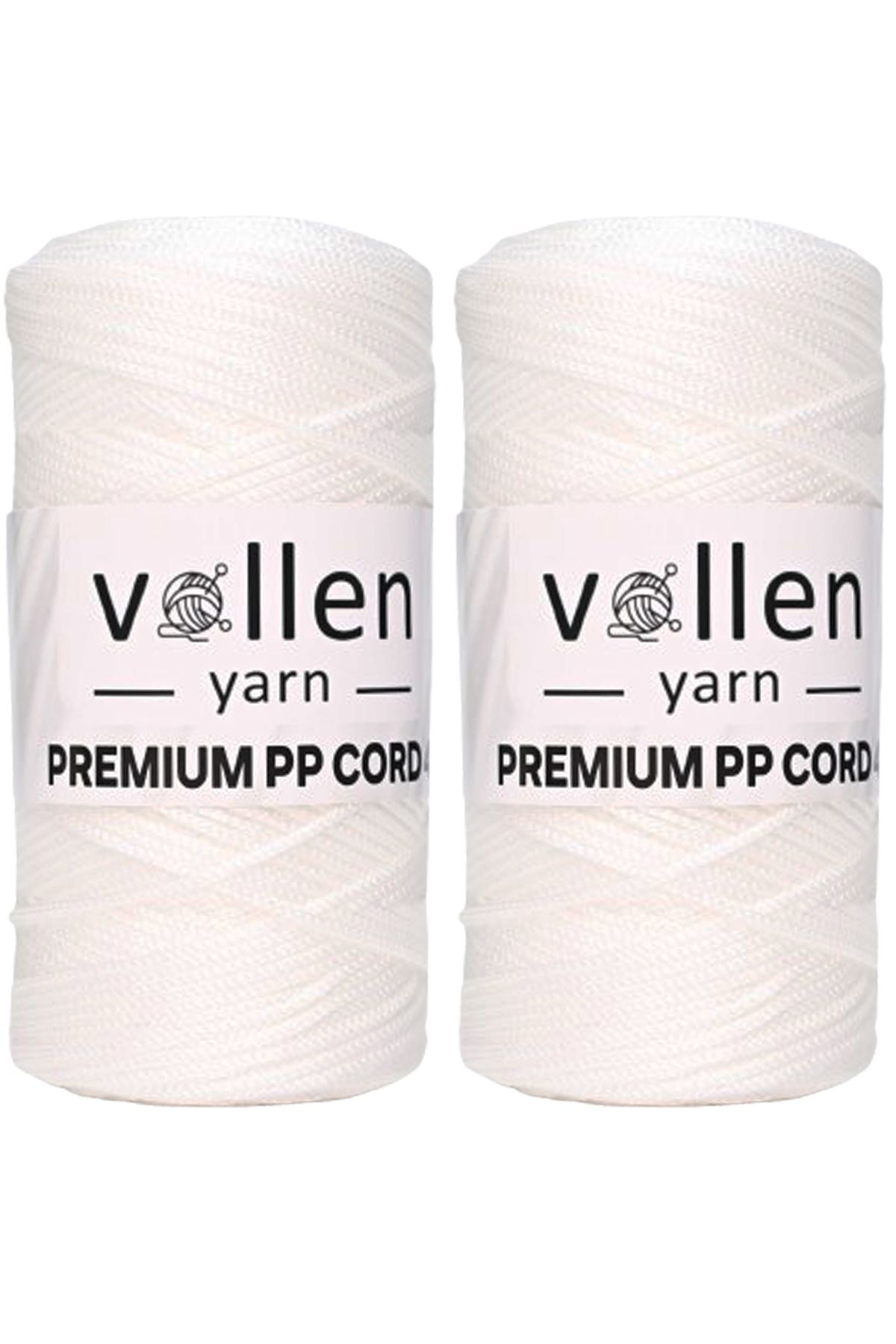 vollen yarn-400 Gr Polyester Macrame Thread, 2mm Set of 2, Macrame Thread, Supla Thread, Bag Thread, 460 Meters 1