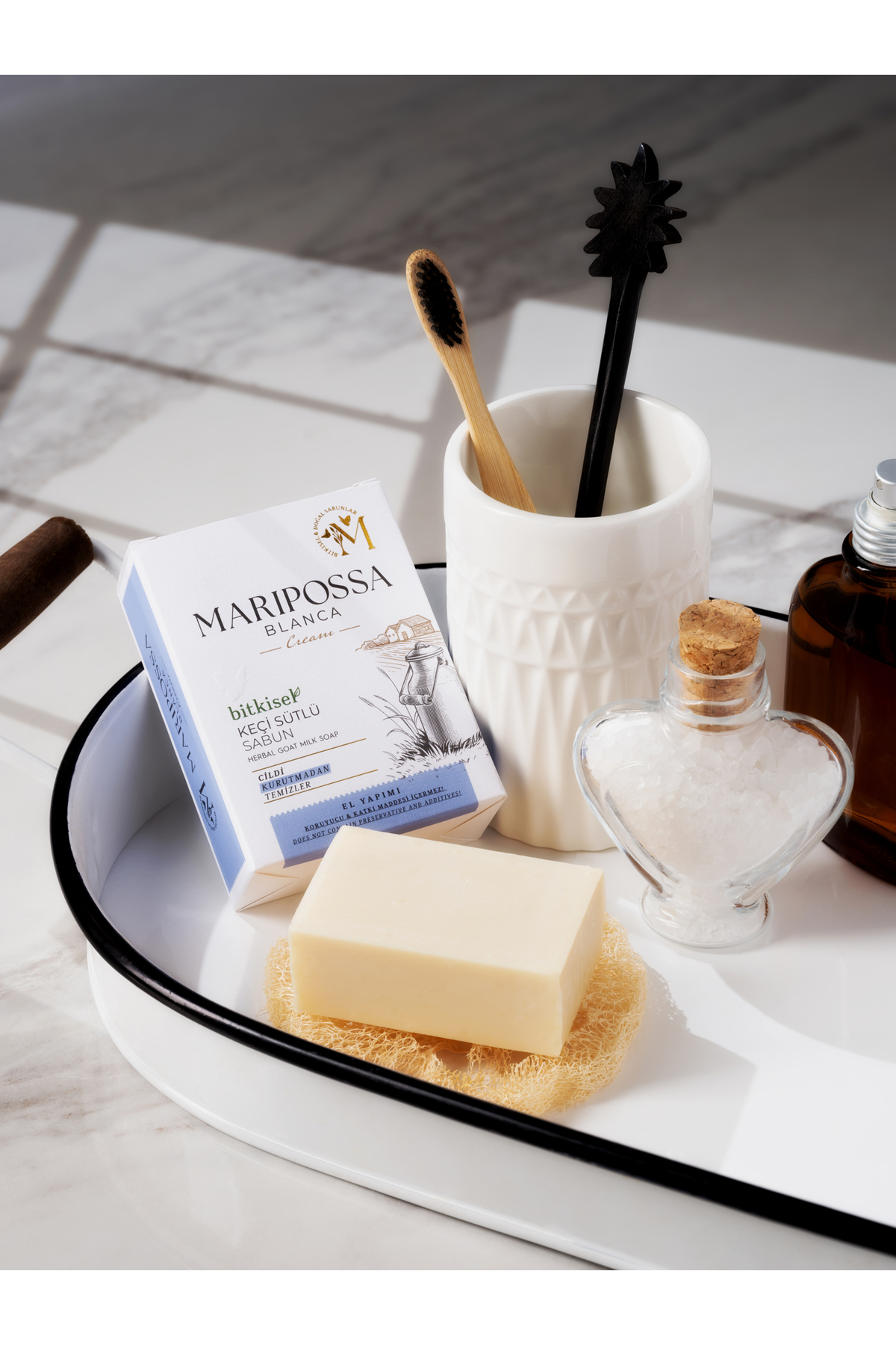 صابون شیر بز 110 گرم Maripossa Blanca