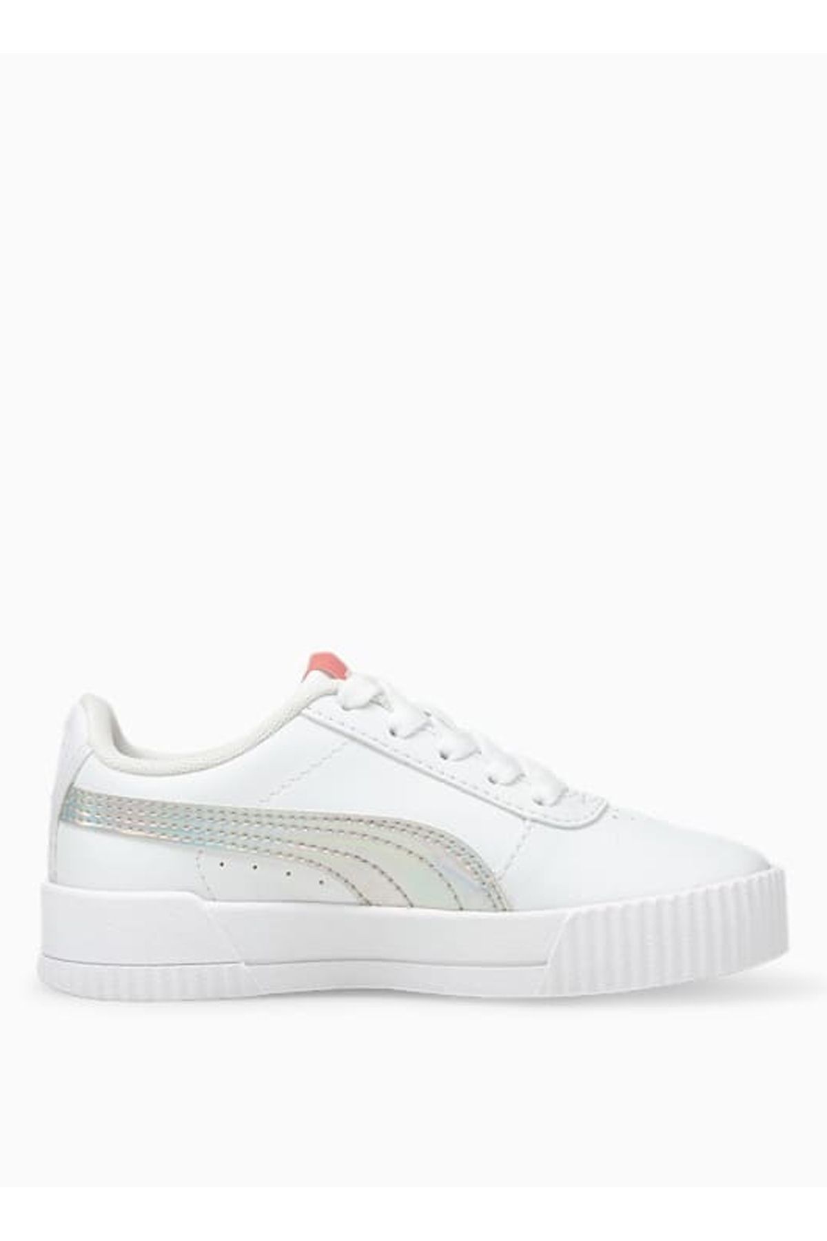 کفش پیاده روی سفید زنانه زنان پوست در حال 38089601 CARINA RAINBOW PS Puma