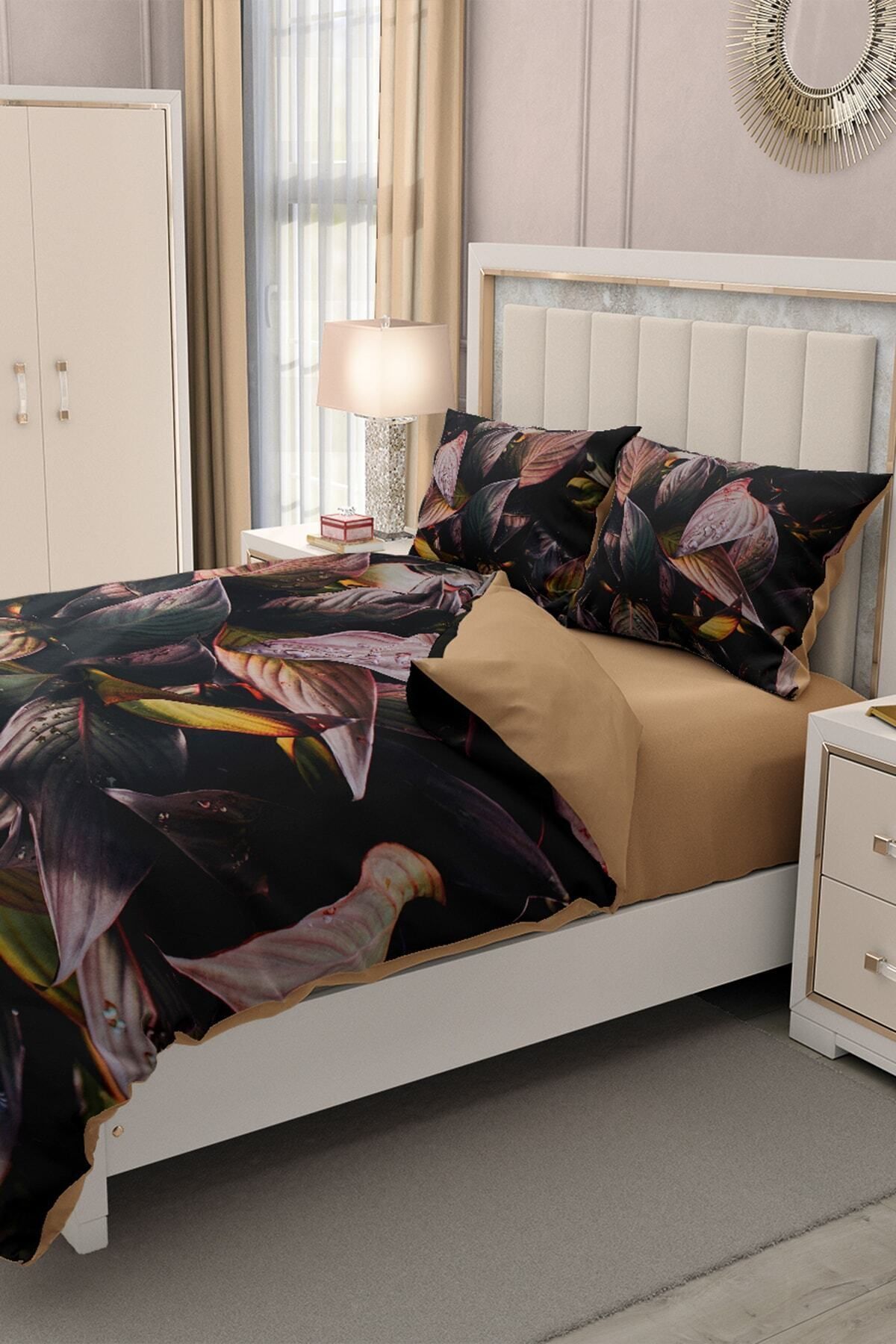 سرویس روتختی  قهوه ای مونوهومMonohome | MONOHOME33224 اورجینال - تصویر 4