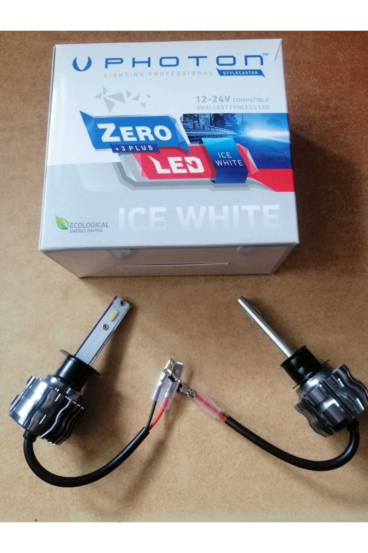 Zero H1 3 Plus Fansız Led 12volt-24volt Zr3721 Ice White Fansız