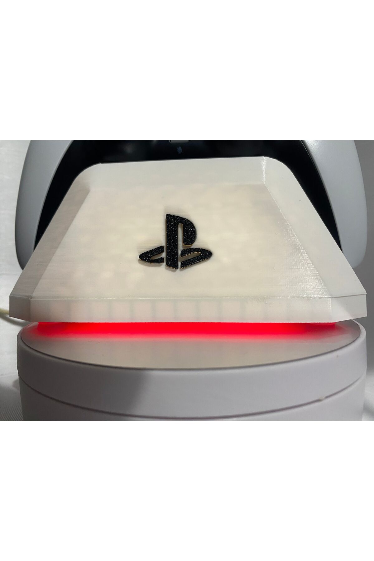 Playstation 5 ışıklı Dualsense Joystick Kol Standı Ps5 Kol Tutucu Beyaz 6