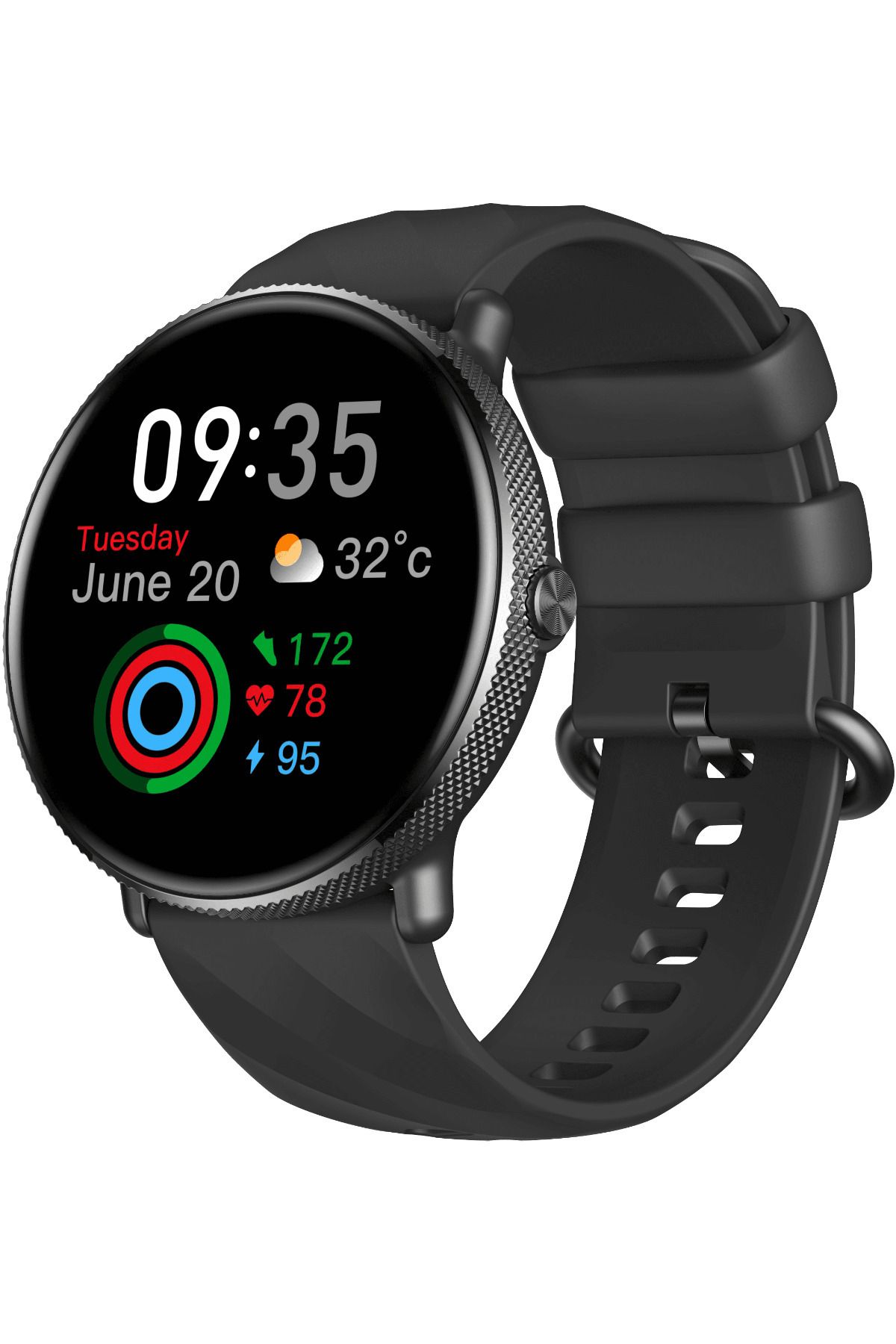 Zeblaze Gtr 3 Pro Midnight Black Ak ll Saat Corning Gorilla Glass Ultra Hd Amoled