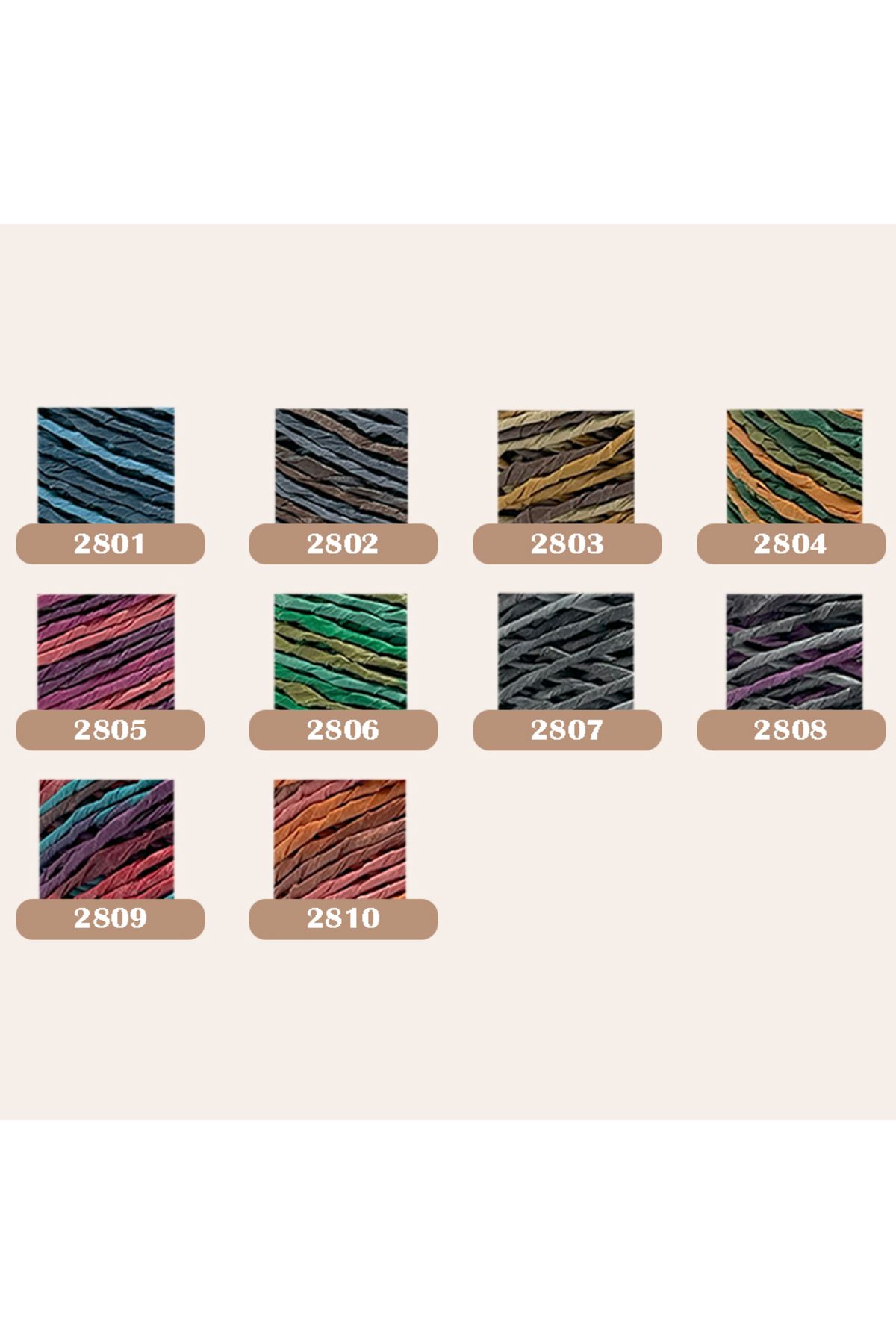 vollen yarn-خيط من الورق الطبيعي الملون الفاخر، وخيط حقيبة القش، وخيط الرافية، وقوس، وقبعة، وخيط جديلة 3