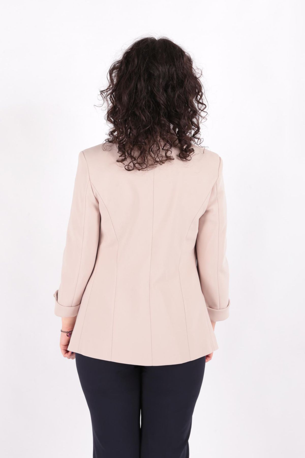 AYHAN-90599 Model Women's Blazer Jacket 4