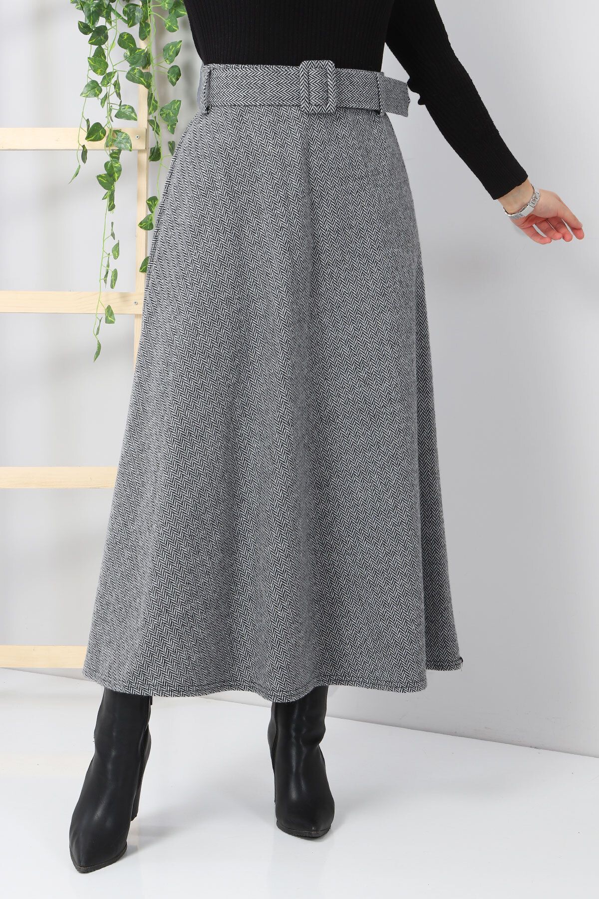 دامن زنانه دنیای حجاب | TSD0047 Tesettür Dünyası - Image 2