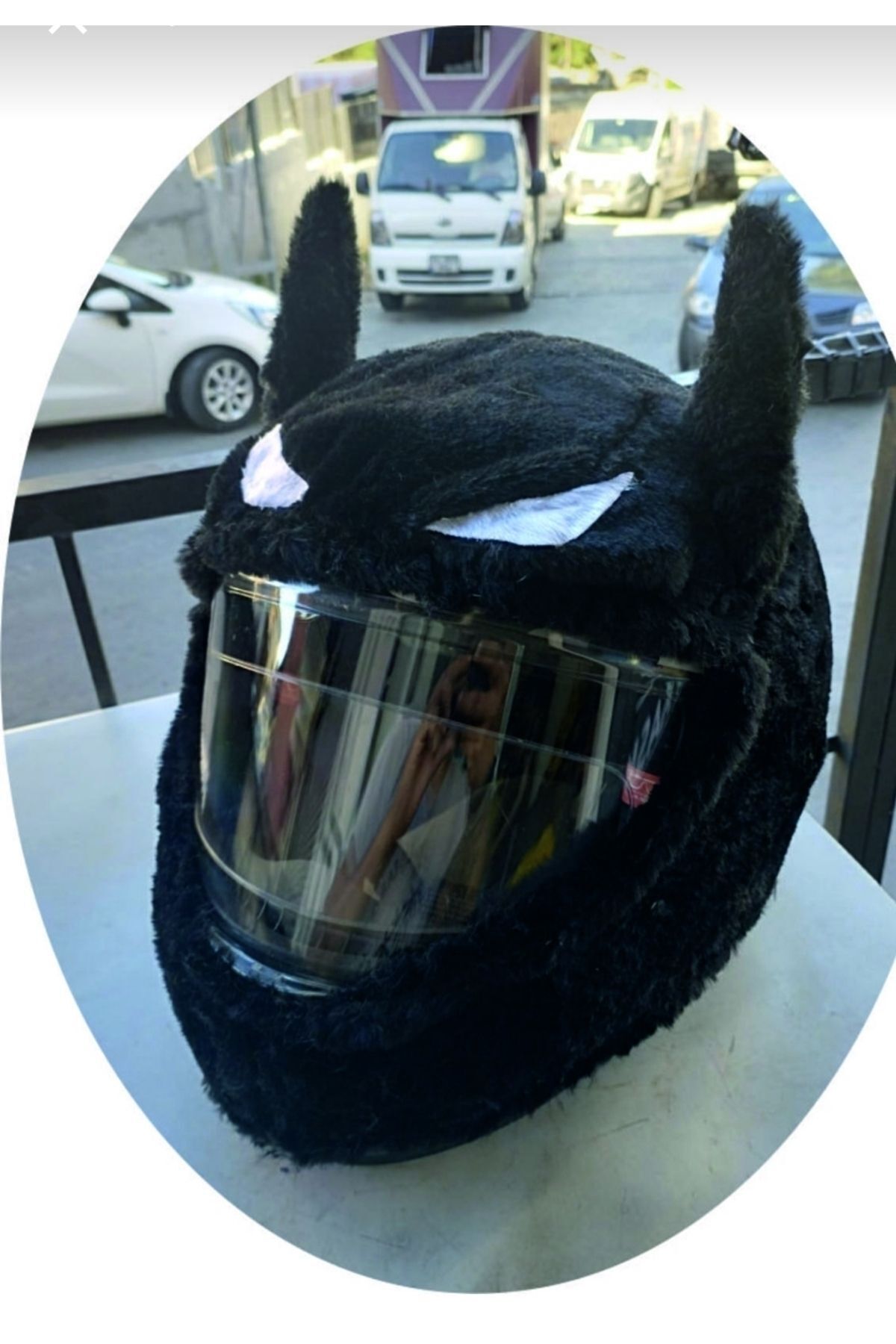 Crystal Palace peluş kask kılıfı batman