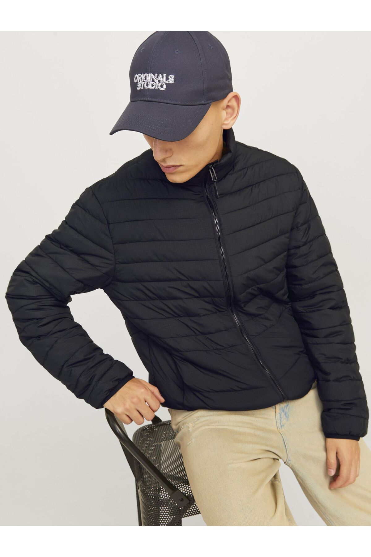 ژاکت مردانه مشکی Jack & Jones | 12256985 اورجینال - تصویر 7