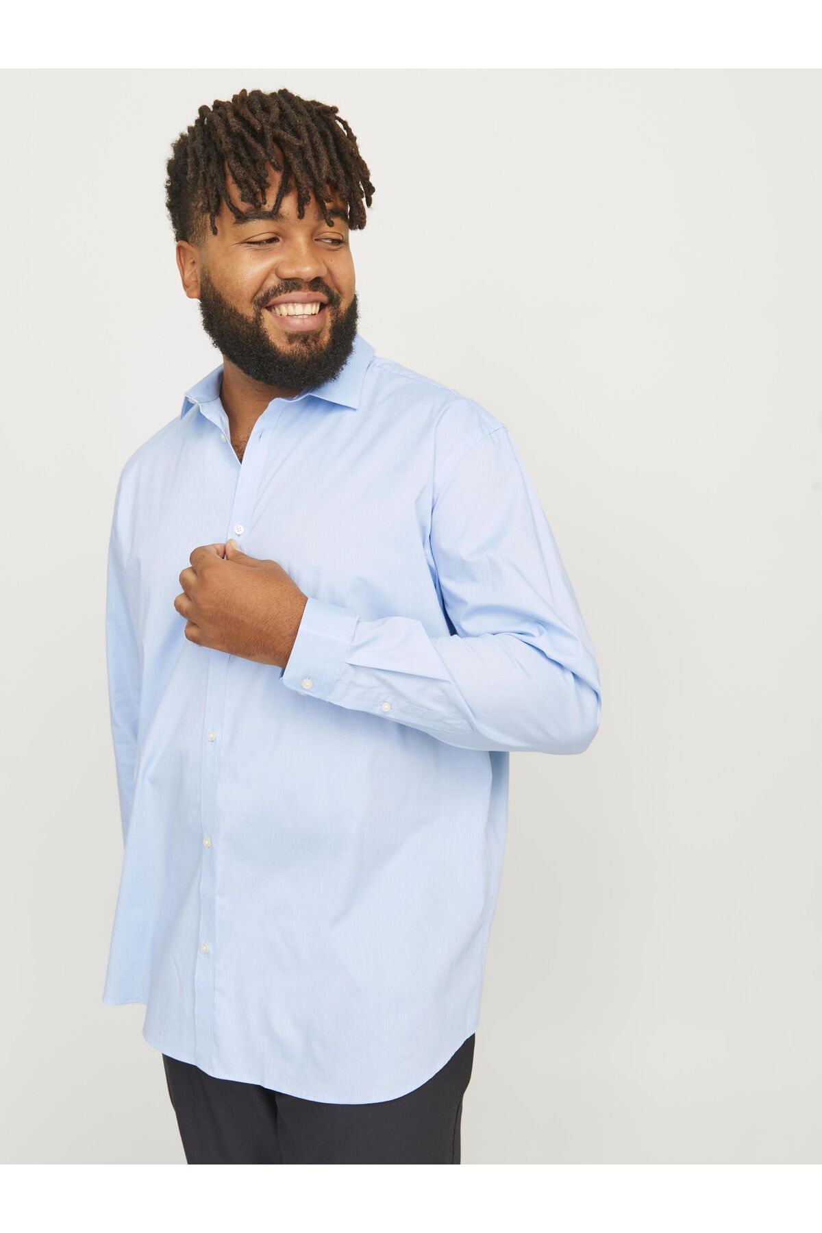 Jack & Jones Plus-Hemd Plus Locker Geschnittenes Hemd 7