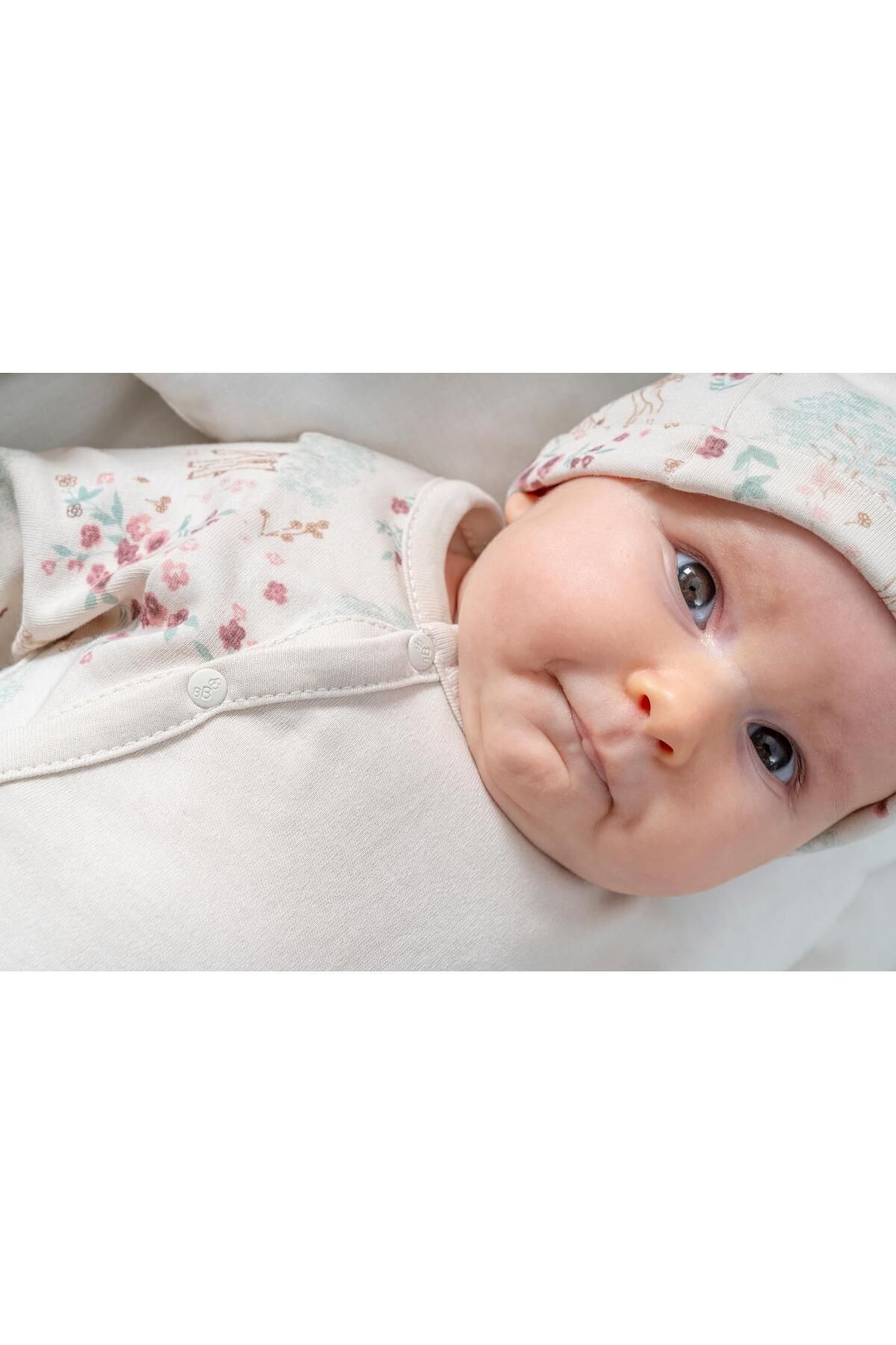 ست نوزادی دخترانه اکرو H HONEY BABY | 3121 اورجینال - تصویر 2