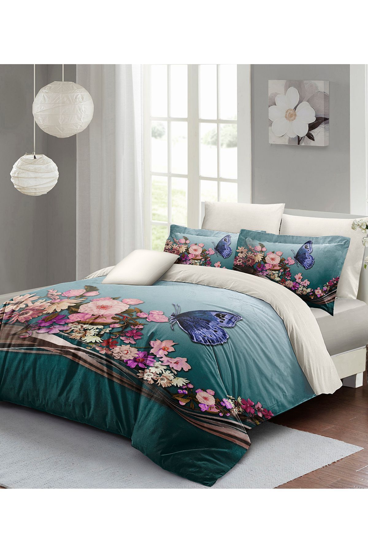 سرویس روتختی  قهوه ای مونوهومMonohome | MONOHOME33514 اورجینال - تصویر 2
