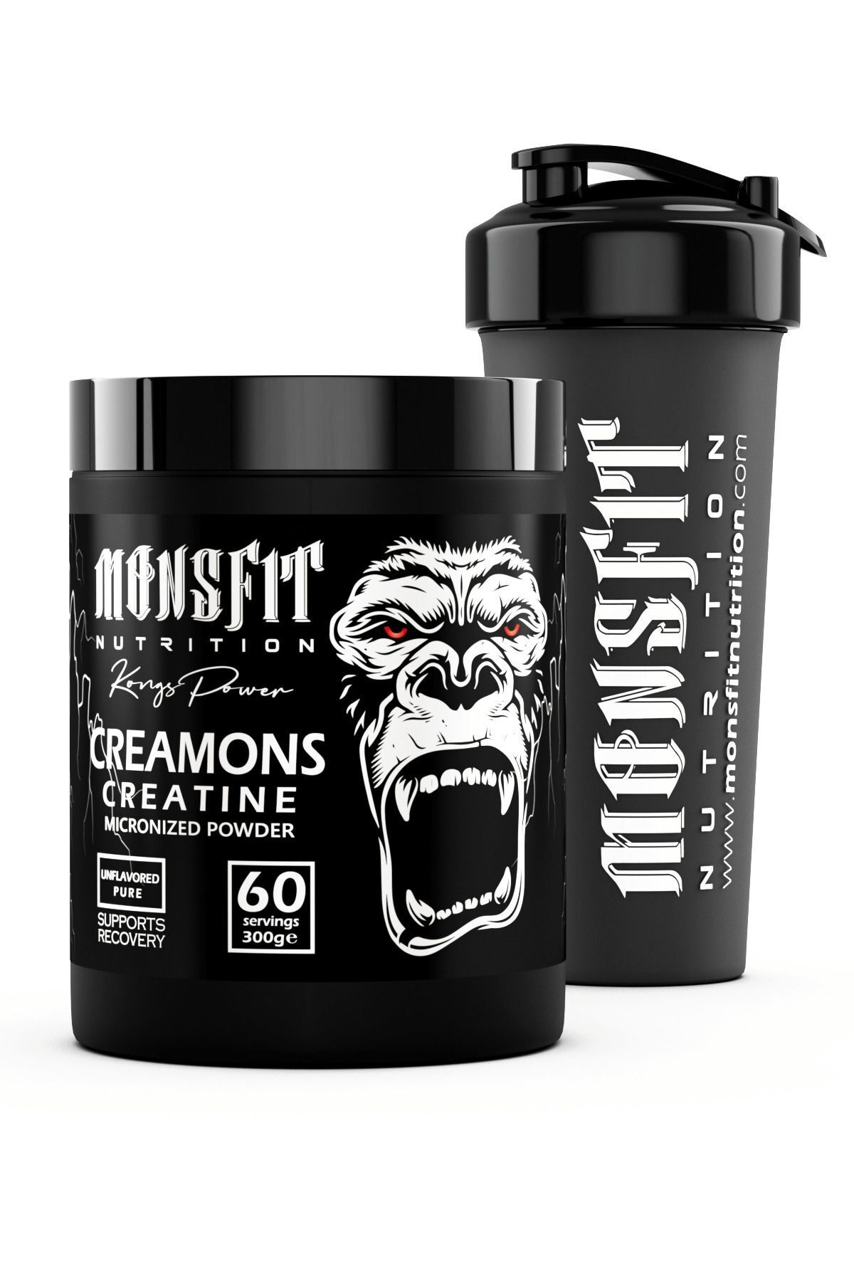 MONSFİT Creatine Creamons (60 SERVİS) 300 G (AROMASIZ)