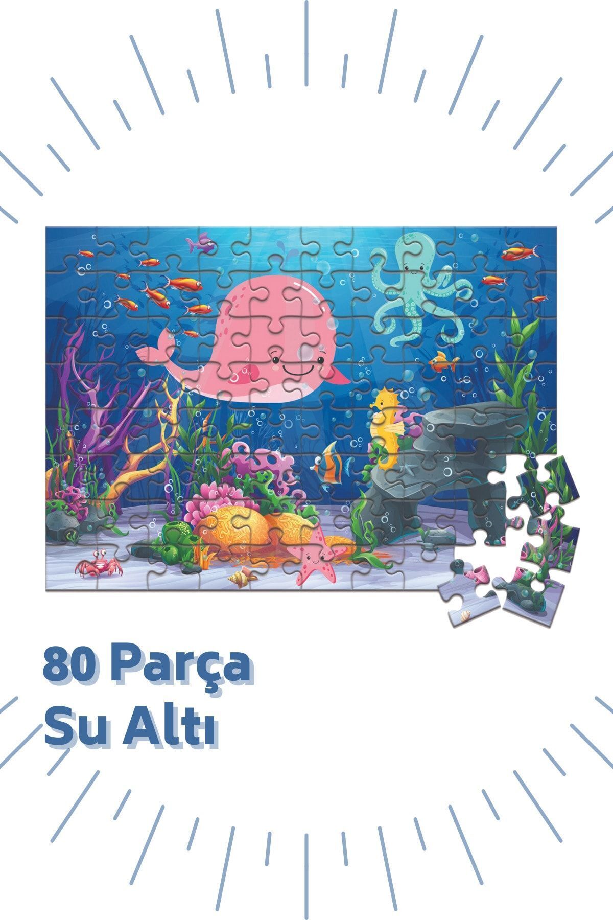 Bonkido 3 'lü Puzzle Set - 60, 60 Ve 80 Parça Puzzle 4+yaş fotoğrafı 4 (önizleme)