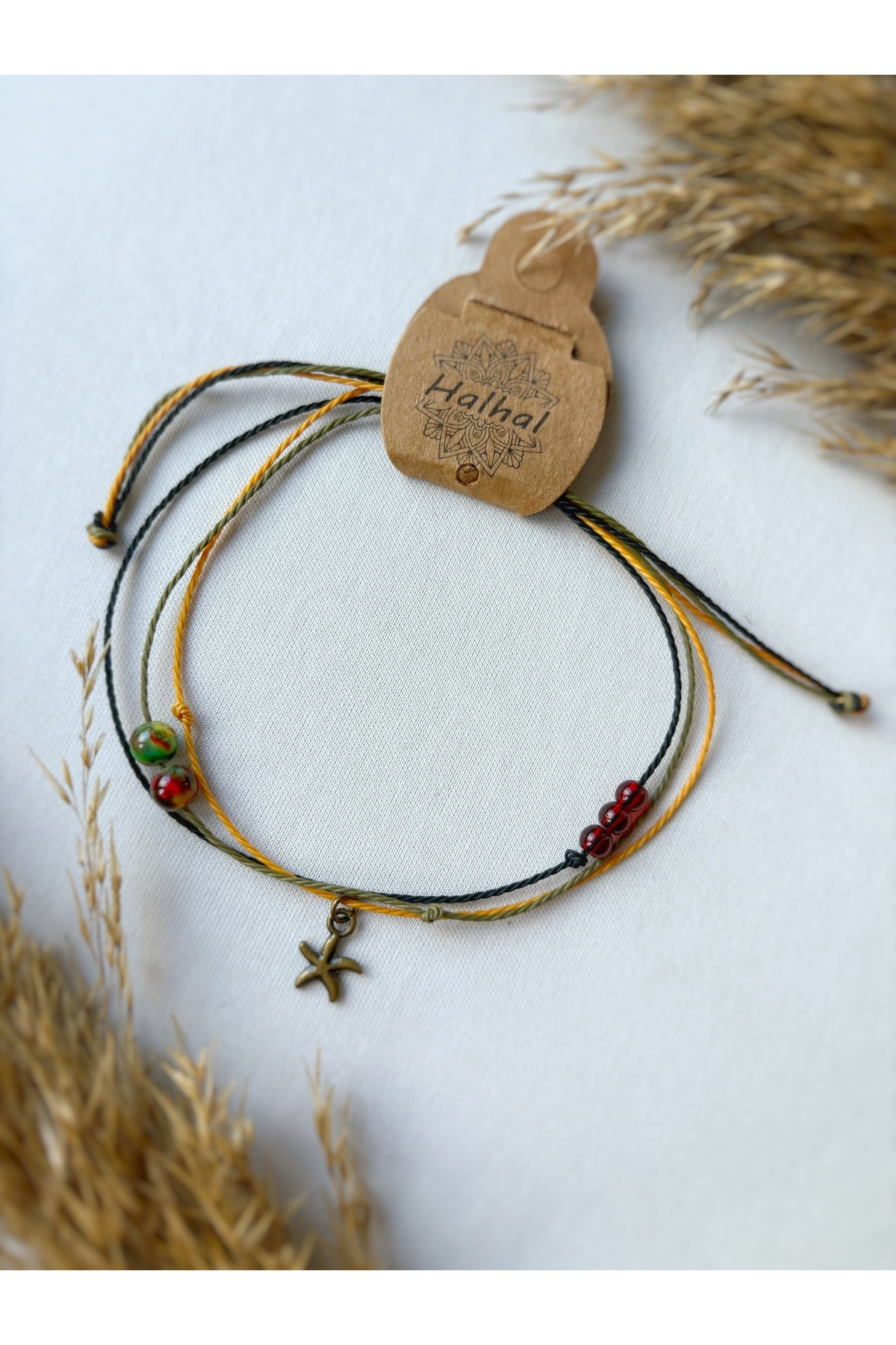 Atölye Merdiven Otantik Deniz Yıldızlı sallantılı halhal