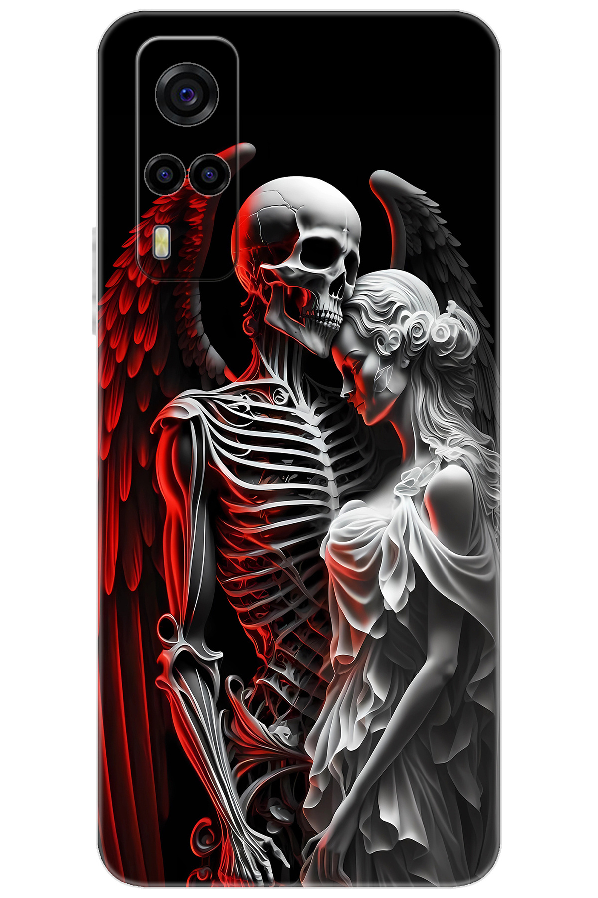 Y53S (V2058) Compatible Sheath Pattern Printed Silicone Skeleton and Angel Love NGO:644 CP-m8Iu7us