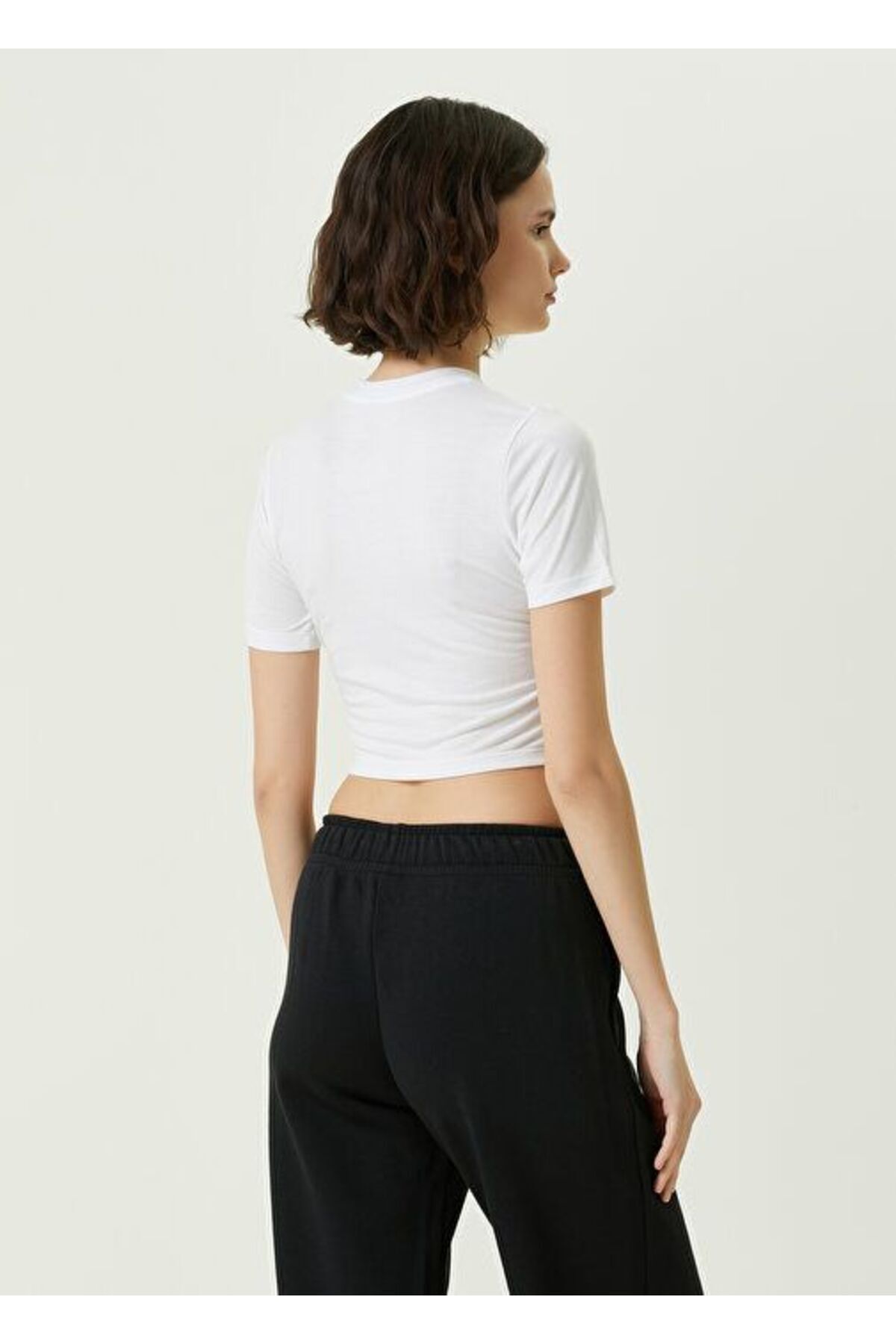 Crop top nike blanc deals