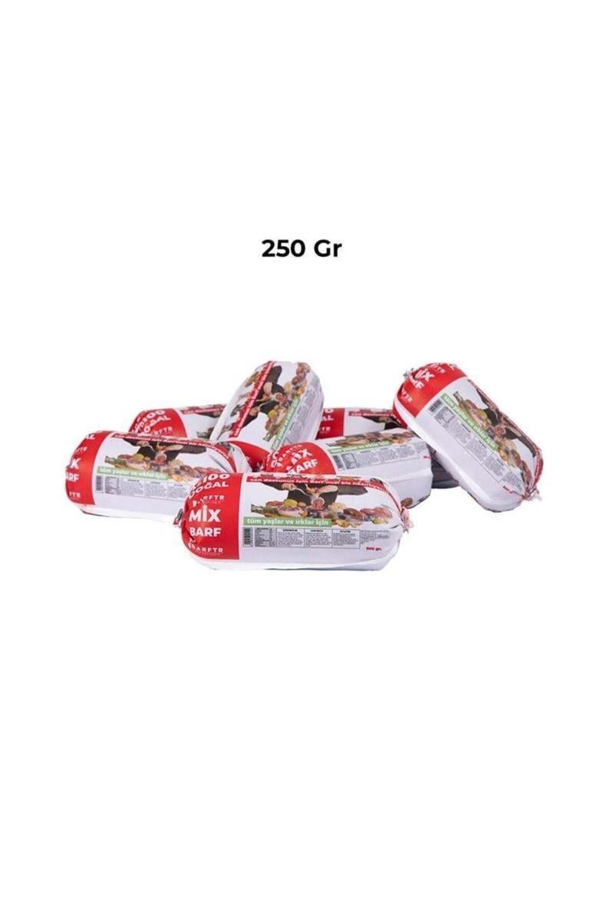BARFTR Mix Barf 10 kg 250 GR Salam Paket Tekli Ambalajlarda Köpek Maması