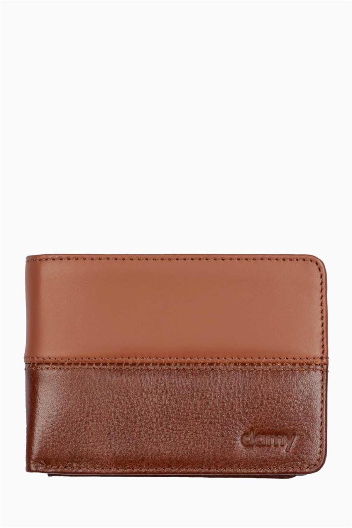 کیف پول مردانه چرمی و کارت مقدس 315 تابا DAMY