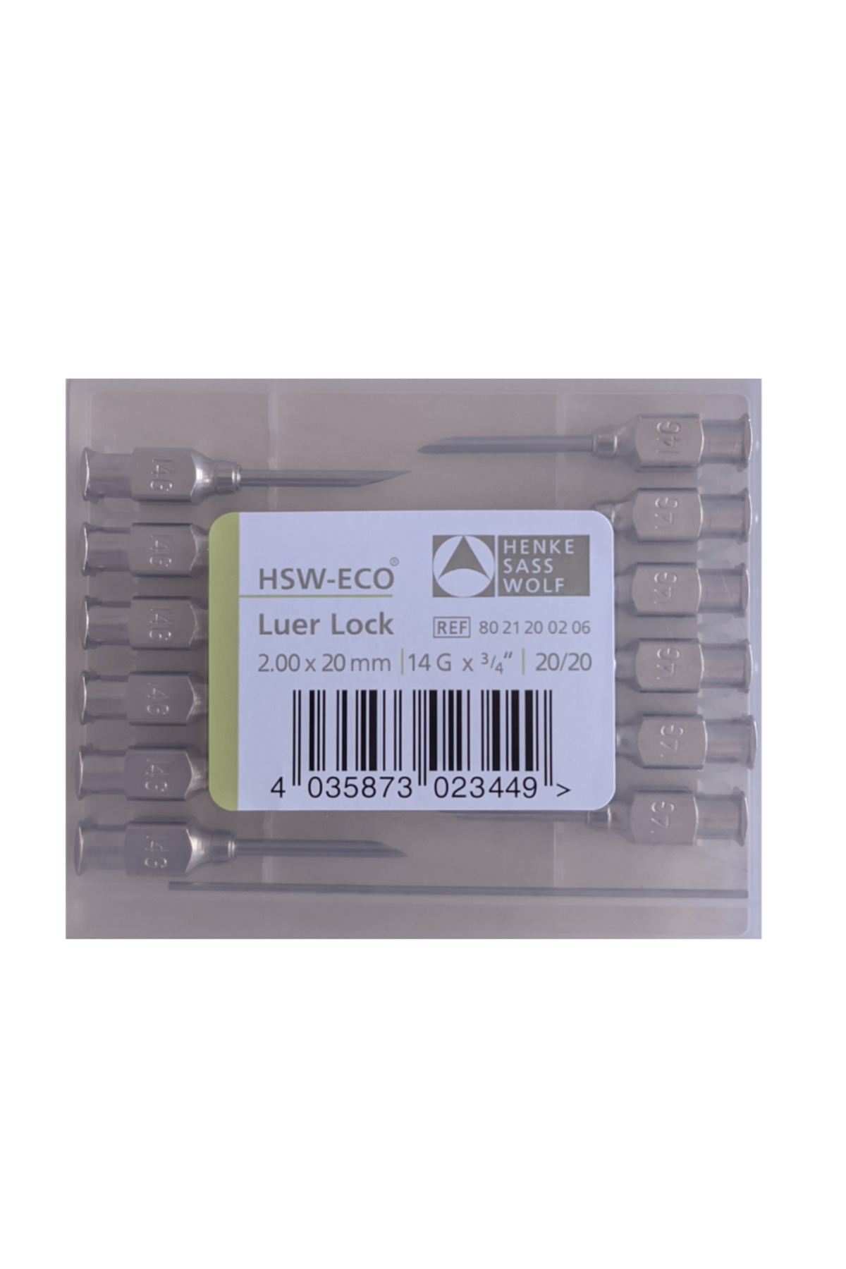 Henke ENJEKTÖR UCU ÇELİK 14G X 3/4" 1 PAKET (12 ADET)