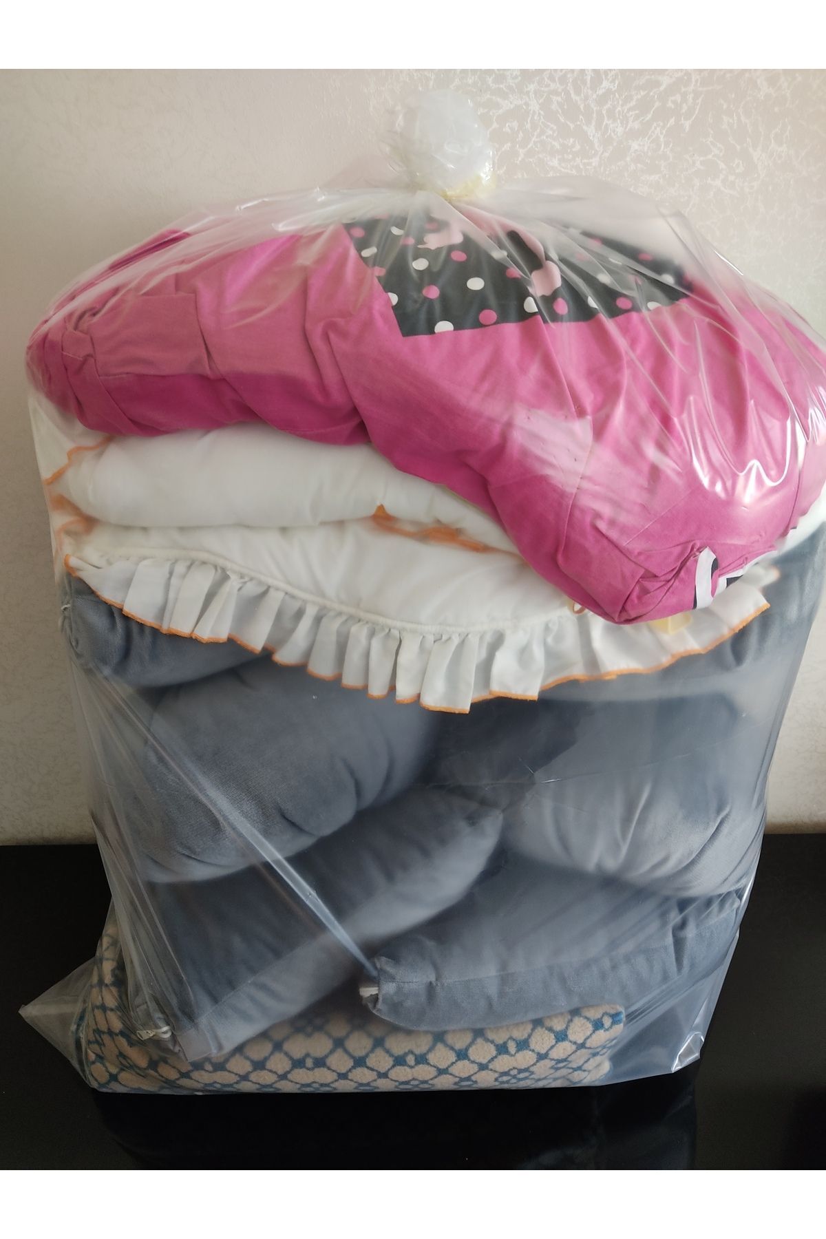 100x160 cm Mat Şeffaf Eşya taşıma Poşeti 5 Adet