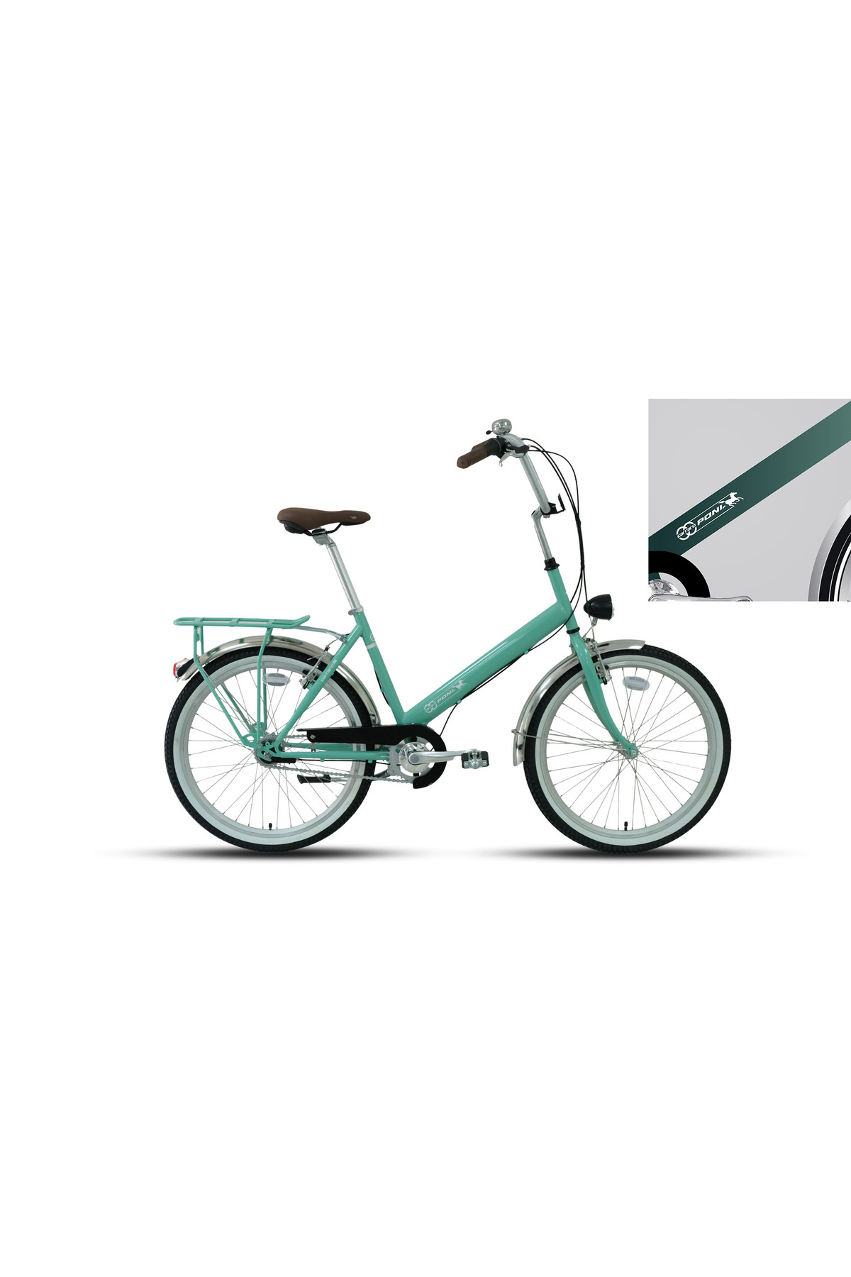 Carraro Poni24 24 Jant 45 Cm 3-V VB Yeşil-Mavi-Mor-Beyaz-Bukalemun