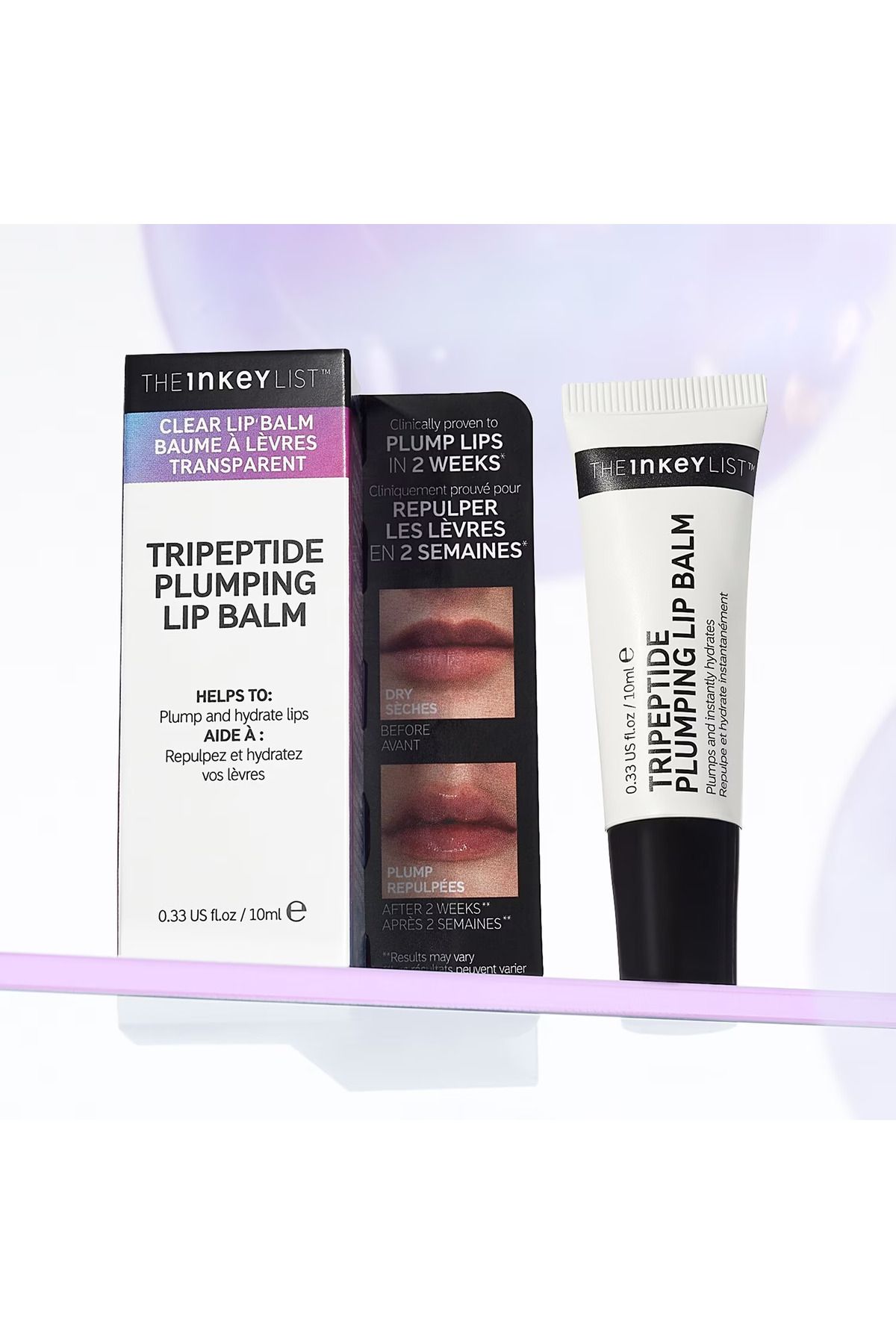THE INKEY LIST-Moisturizing Repairing and Smoothing Lip Plumping Balm 10ml 5