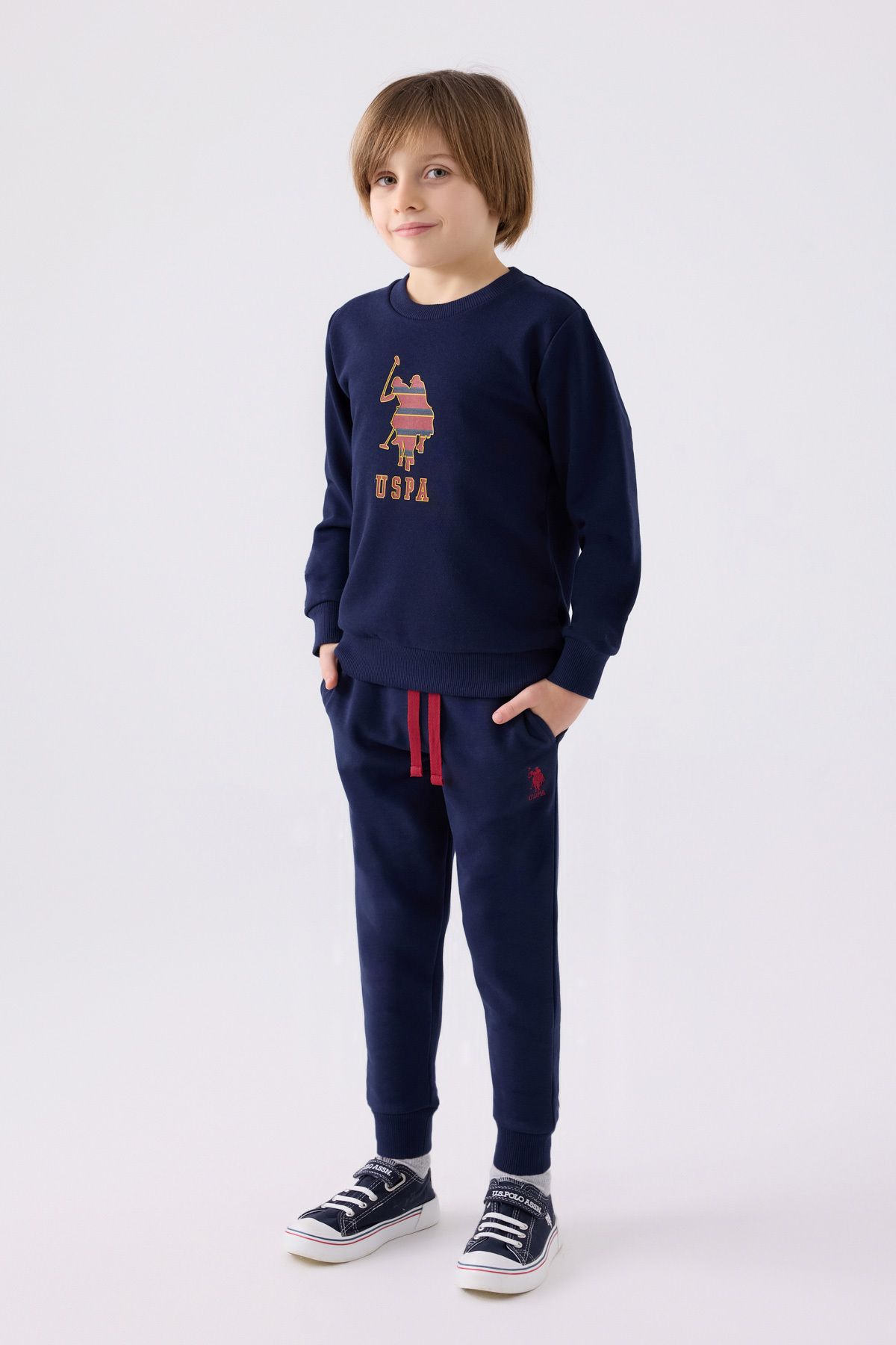 ست کت و شلوار پسرانه U.S. Polo Assn.