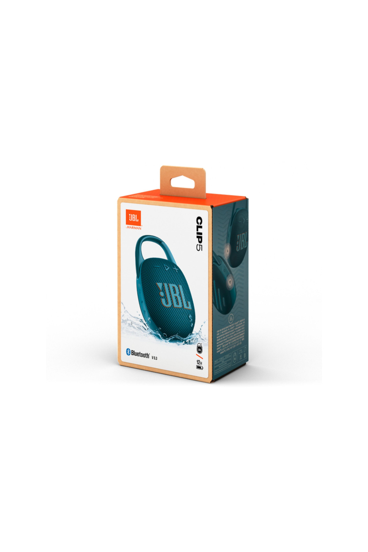 Taşınabilir Bluetooth Hoparlör Mavi 12 Saat Müzik Çalma Suya Dayanıklı 2