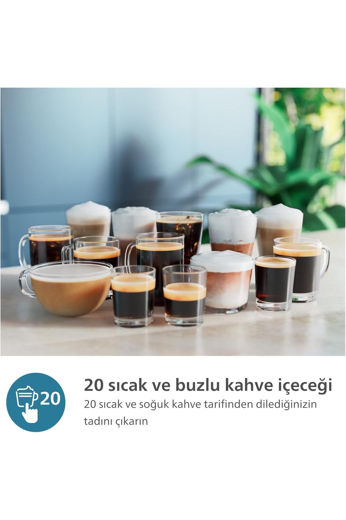 5000 Yeni Seri Tam Otomatik Espresso Makinesi 20 Farklı Sıçak ve Buzlu İçecek 6